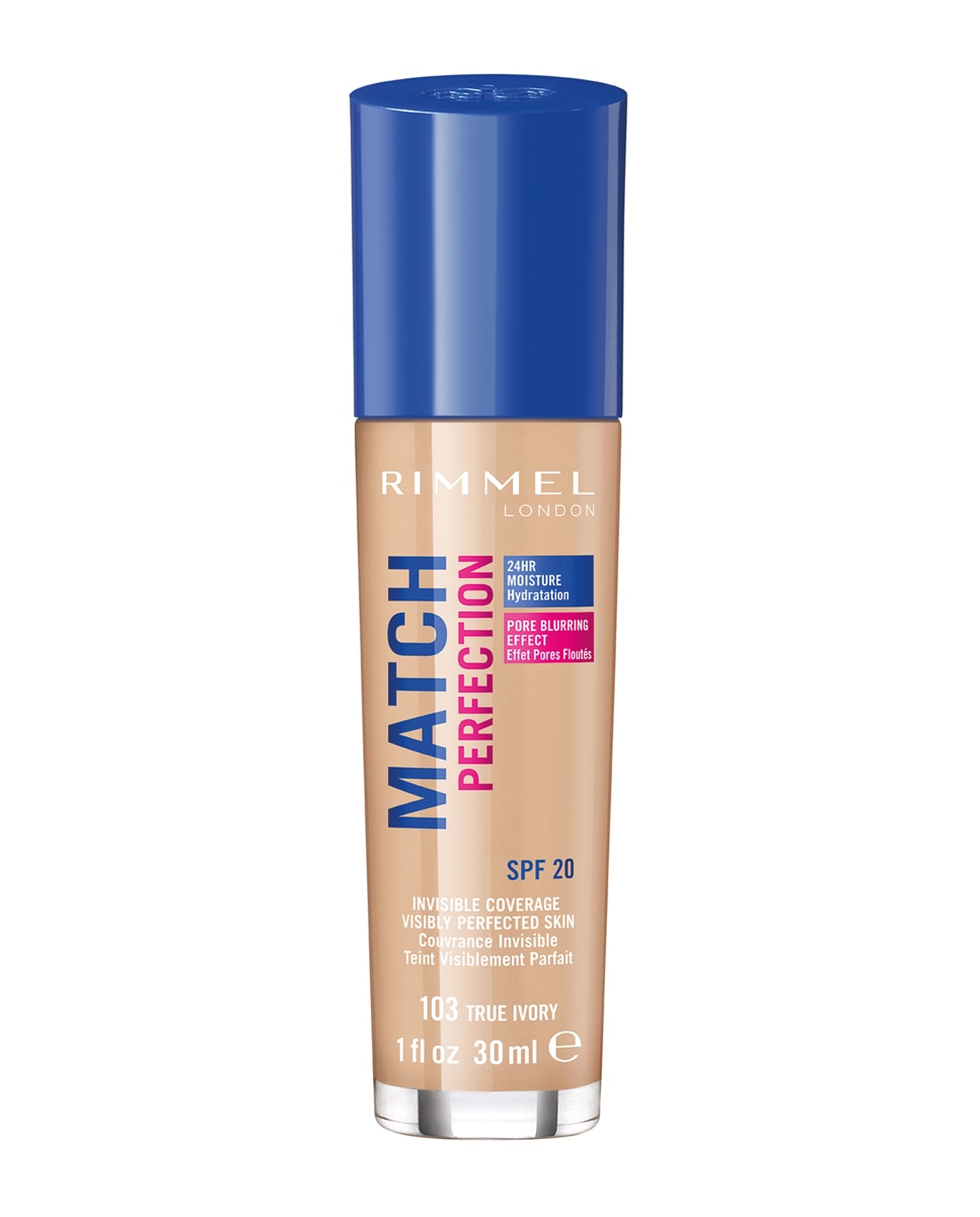Rimmel - Base de maquillaje Match Perfection Foundation Rimmel.
