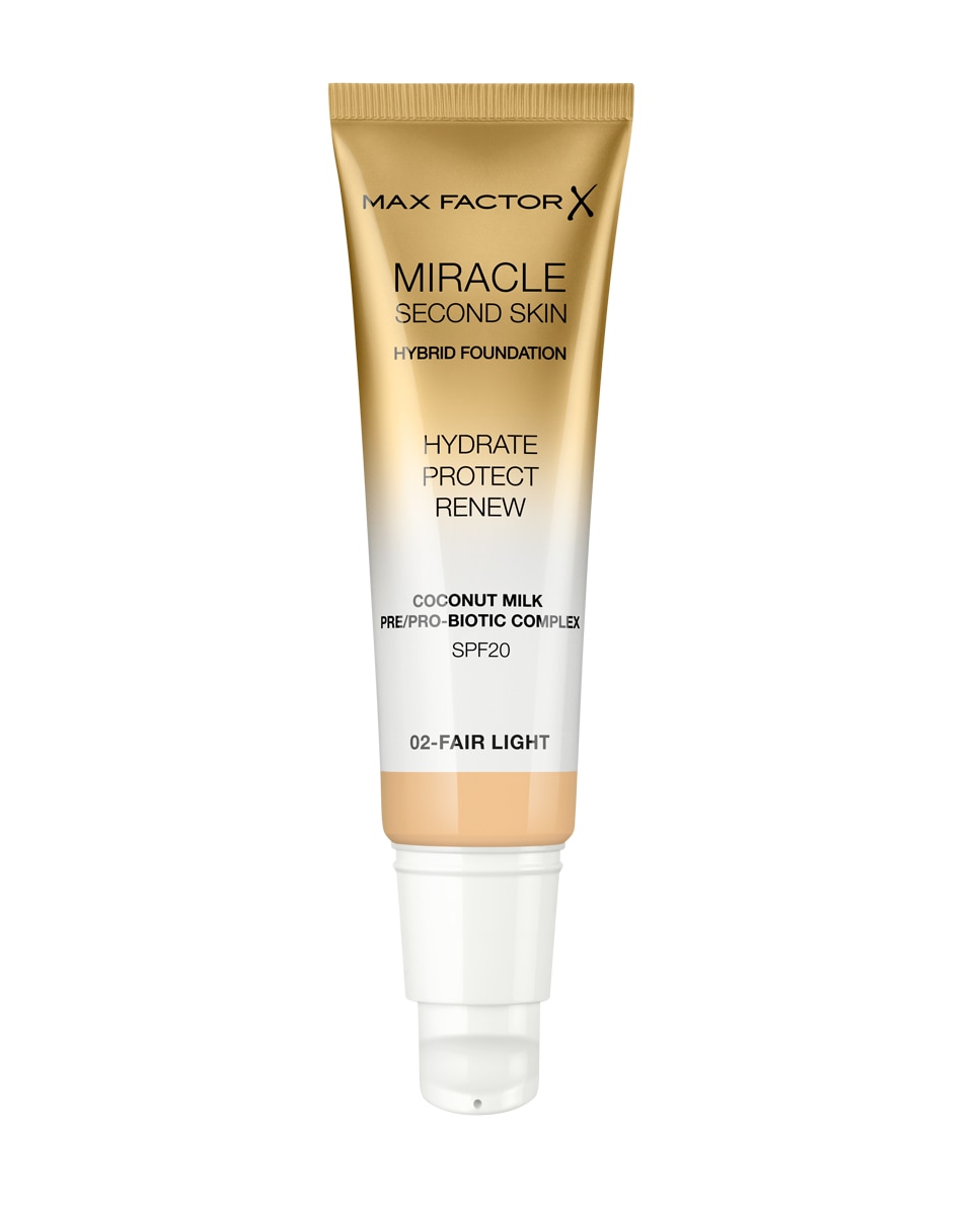 Base de maqullaje Miracle Touch Second Skin Max Factor - 02 30 ml 02-2