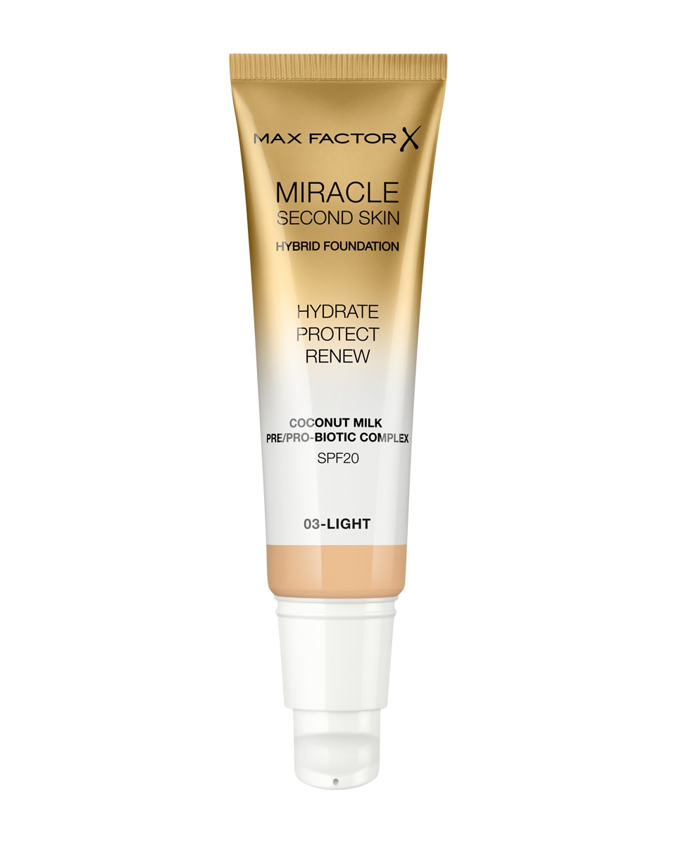 Base de maqullaje Miracle Touch Second Skin Max Factor - 03 30 ml 03-2
