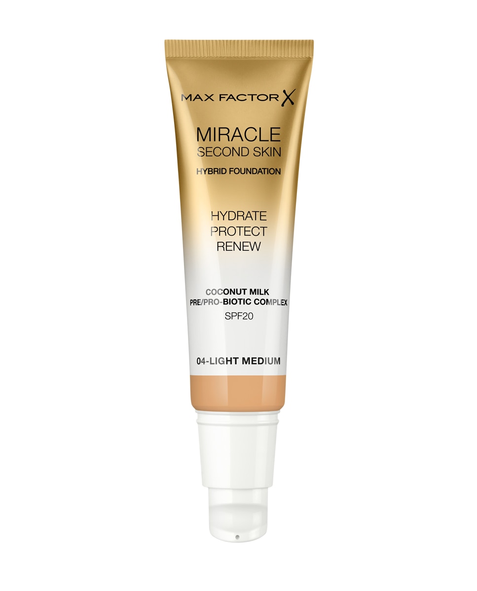 Base de maqullaje Miracle Touch Second Skin Max Factor - 04 30 ml 04-2
