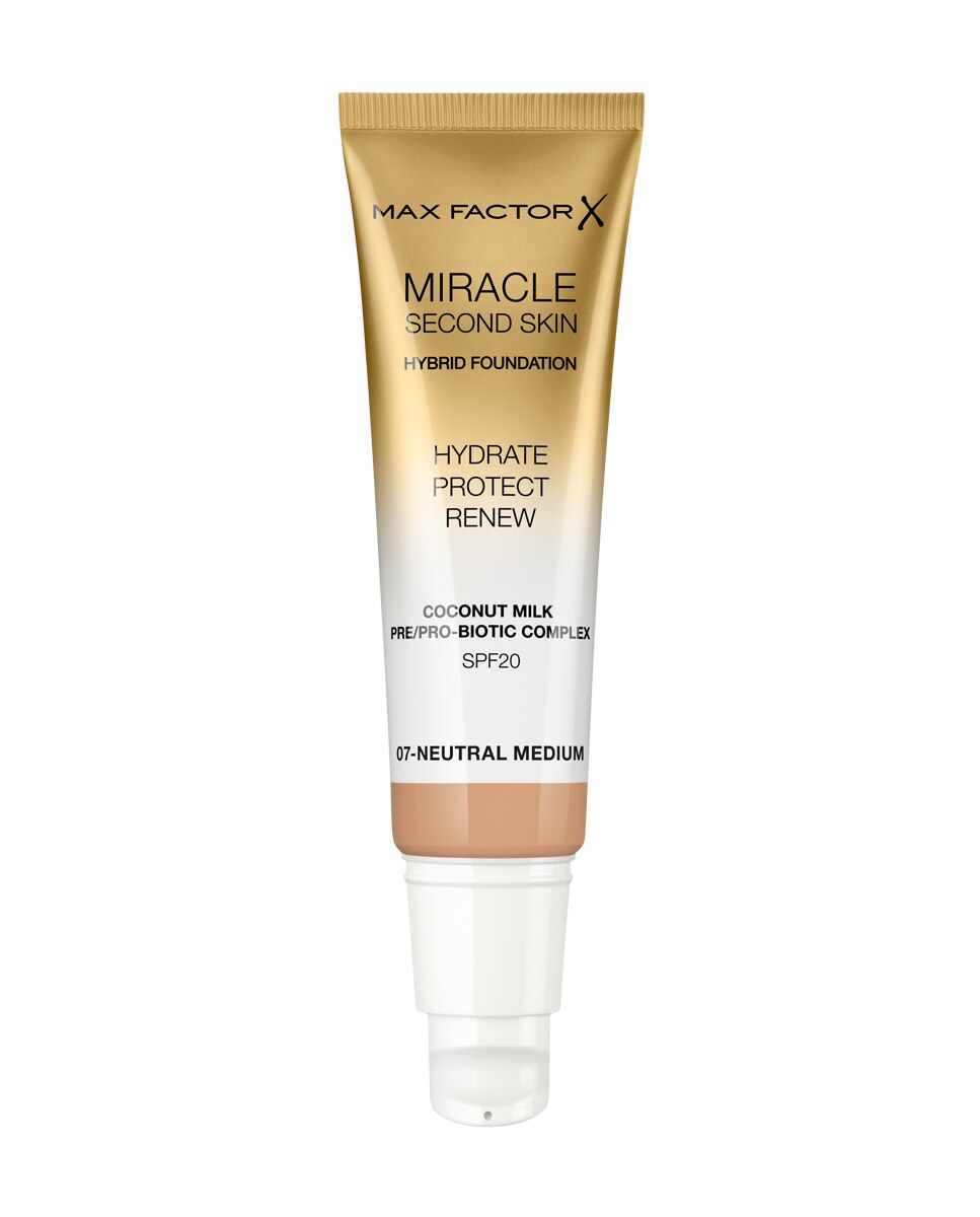Base de maqullaje Miracle Touch Second Skin Max Factor - 07 30 ml 07-2