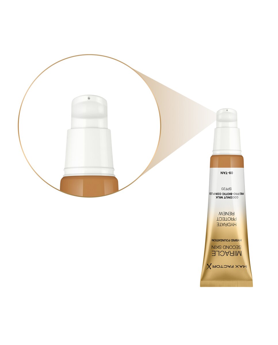Base de maqullaje Miracle Touch Second Skin Max Factor - 09 30 ml 09-4