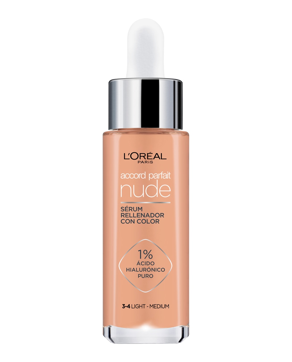 L'Oréal Paris - Sérum rellenador con color Accord Parfait Nude L'Oréal Paris.