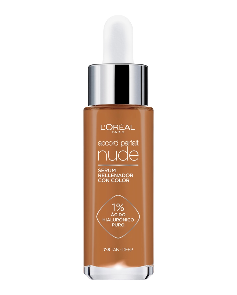Imagen 0 de Sérum rellenador con color Accord Parfait Nude L'Oréal Paris 7-8 Muy Oscuro