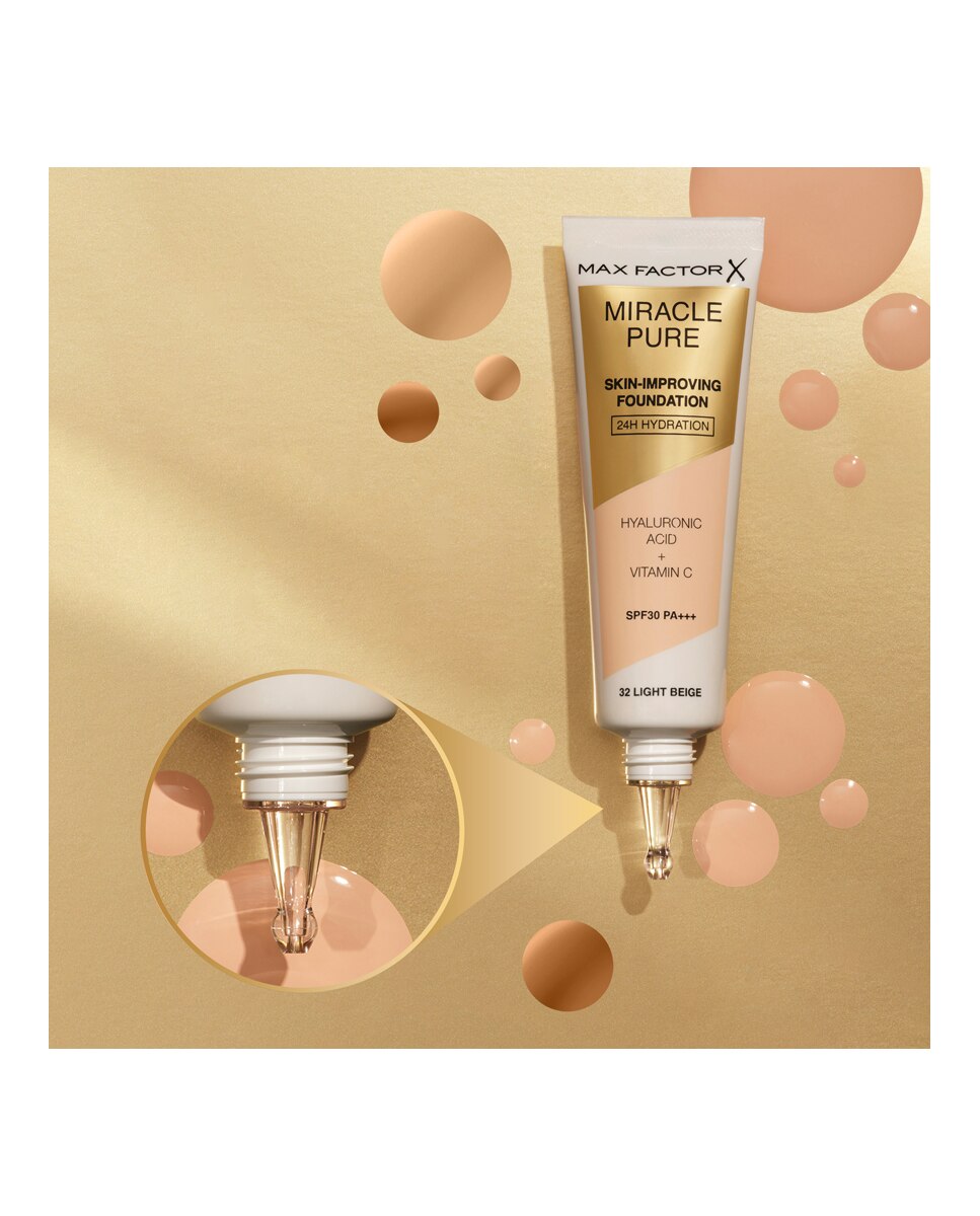 Base de maquillaje Miracle Pure Max Factor - 55 Beige 55 Beige-4