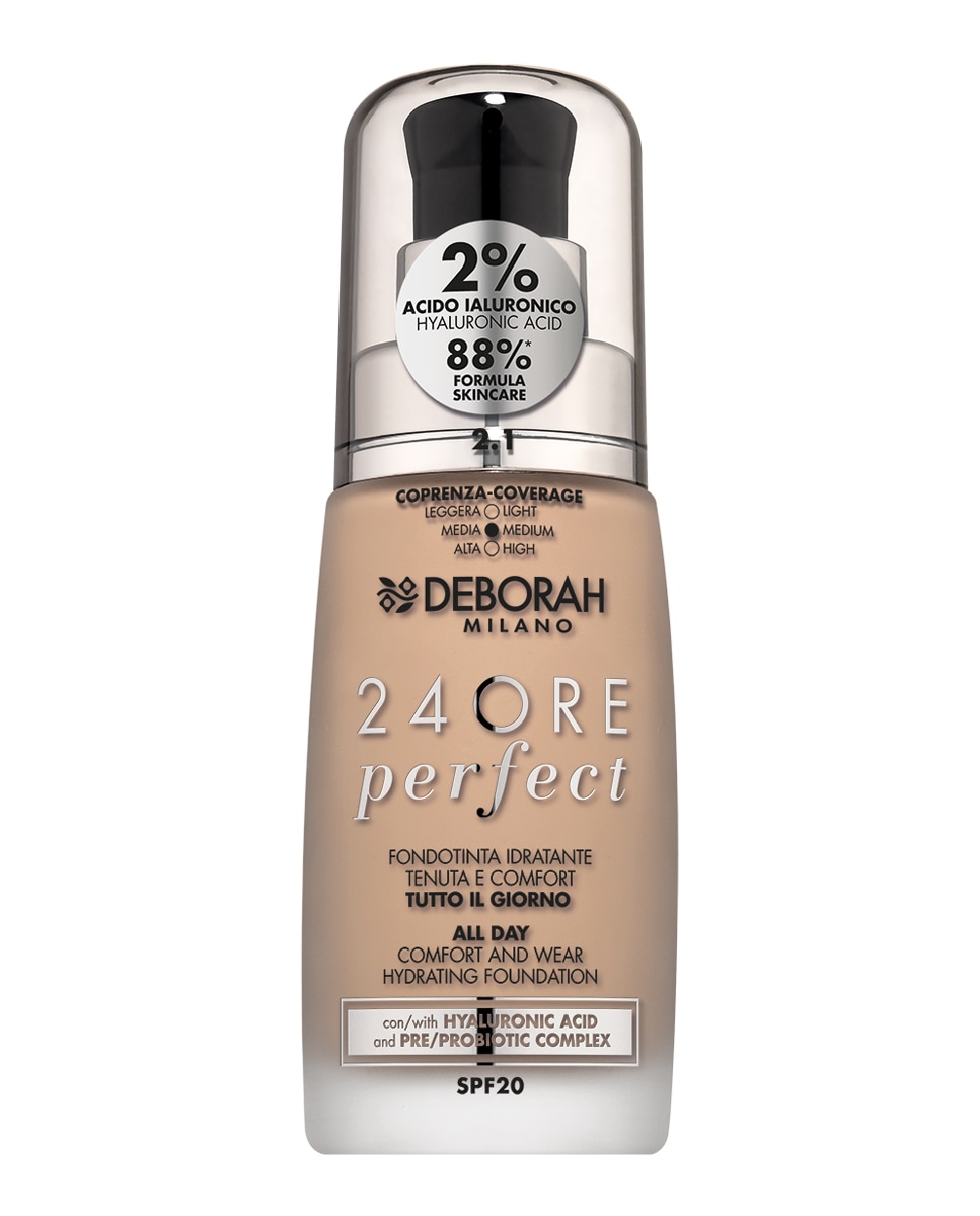 Deborah Milano - Base de maquillaje 24ore perfect SPF 20 Deborah Milano.
