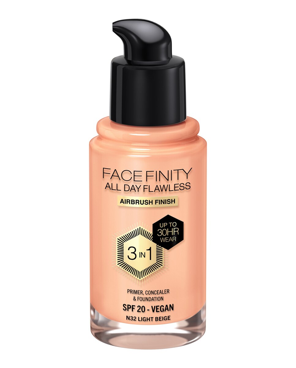 Imagen 2 de Base de maqullaje Facefinity Max Factor - Light Beige N32 Light Beige N32