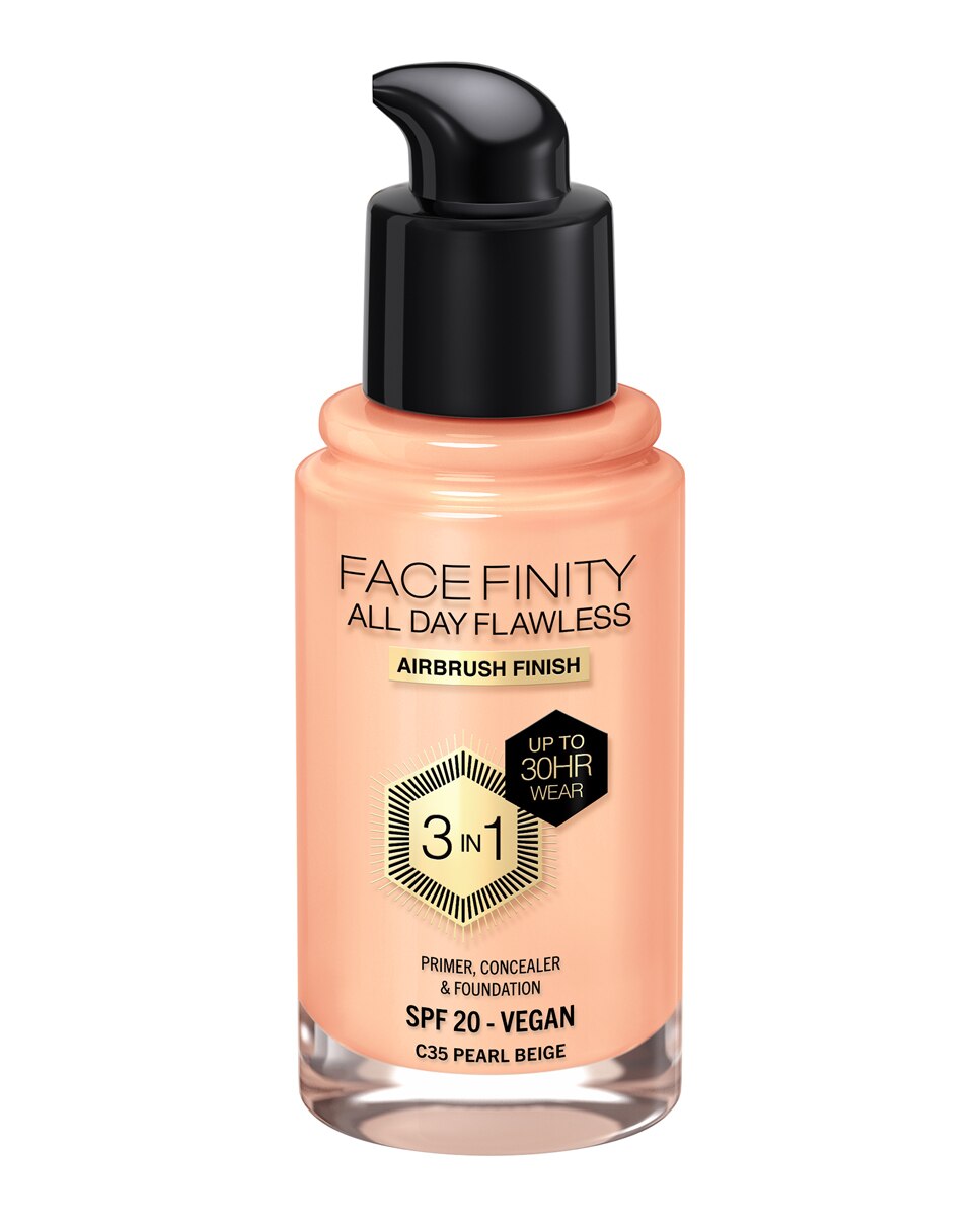 Imagen 2 de Base de maqullaje Facefinity Max Factor - Pearl Beige C35 Pearl Beige C35