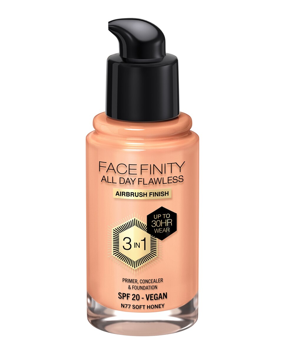 Imagen 2 de Base de maqullaje Facefinity Max Factor - Soft Honey N77 Soft Honey N77
