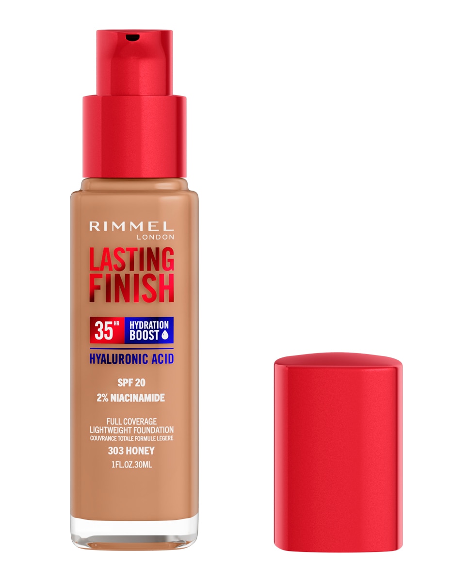 Imagen 2 de Base Lasting Finish 35H Rimmel - Honey 303 Honey 303