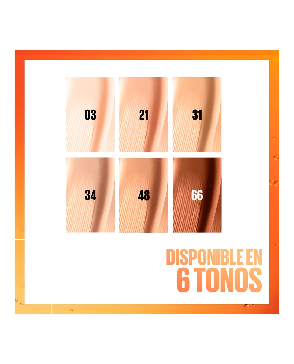 Base de maquillaje Super Stay Skin Tint + Vitamina C 24h Maybelline - 31 31-6
