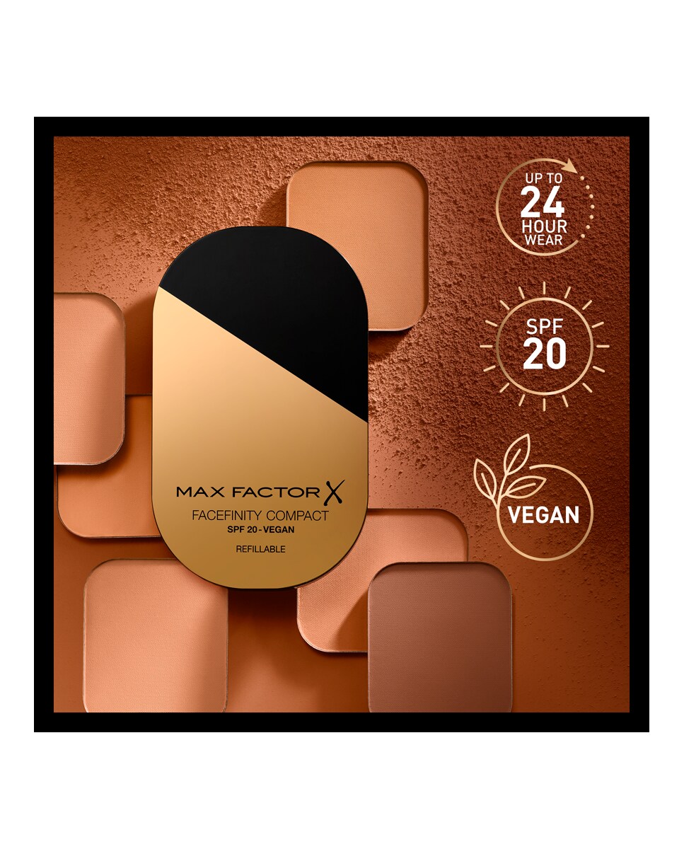Base de Maquillaje Facefinity Compact Refill Max Factor 03 Natural-6
