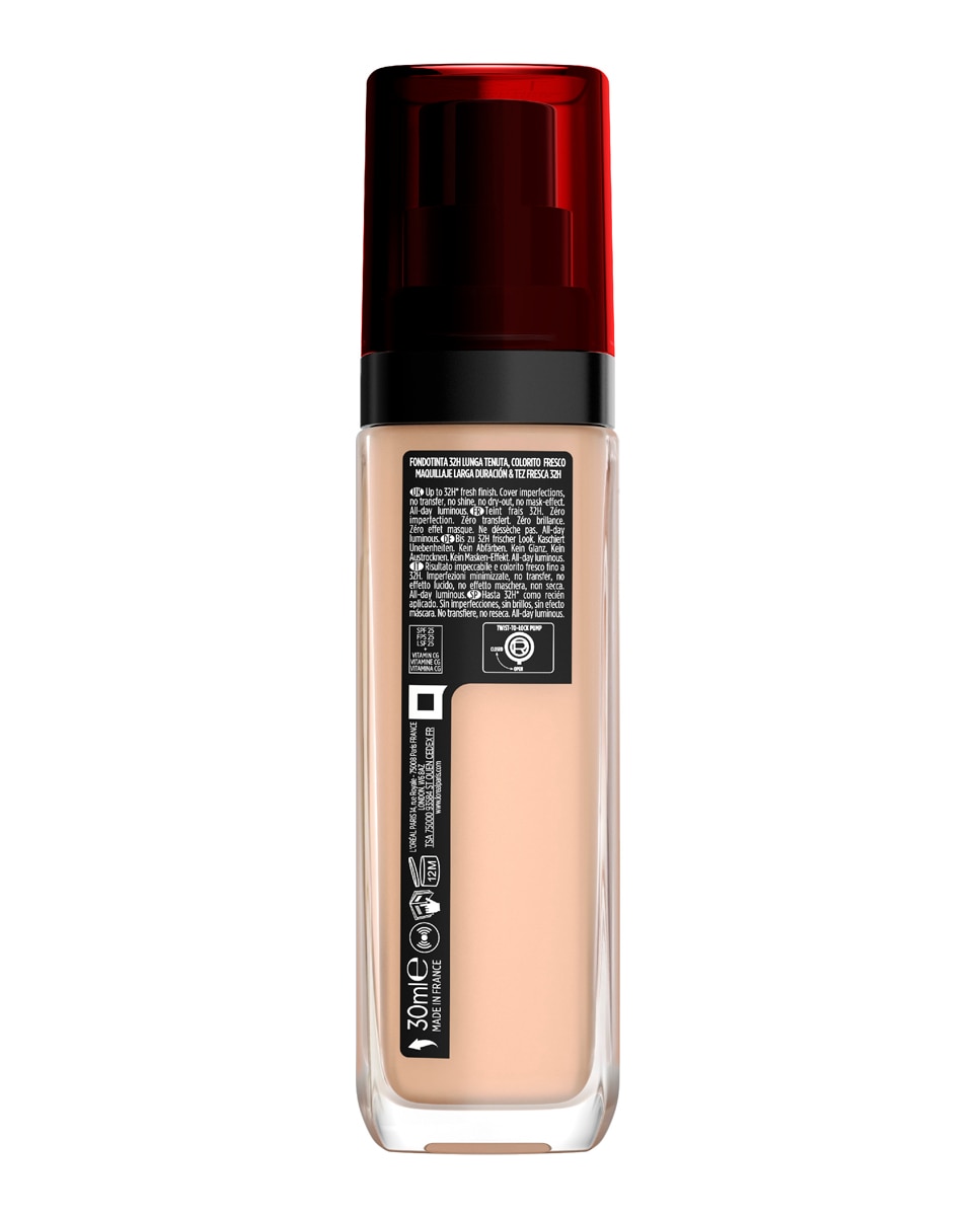 Base de Maquillaje Infaillible 32H Freshwear 30 ml L'Oréal Paris - 135 30 ml 135-4