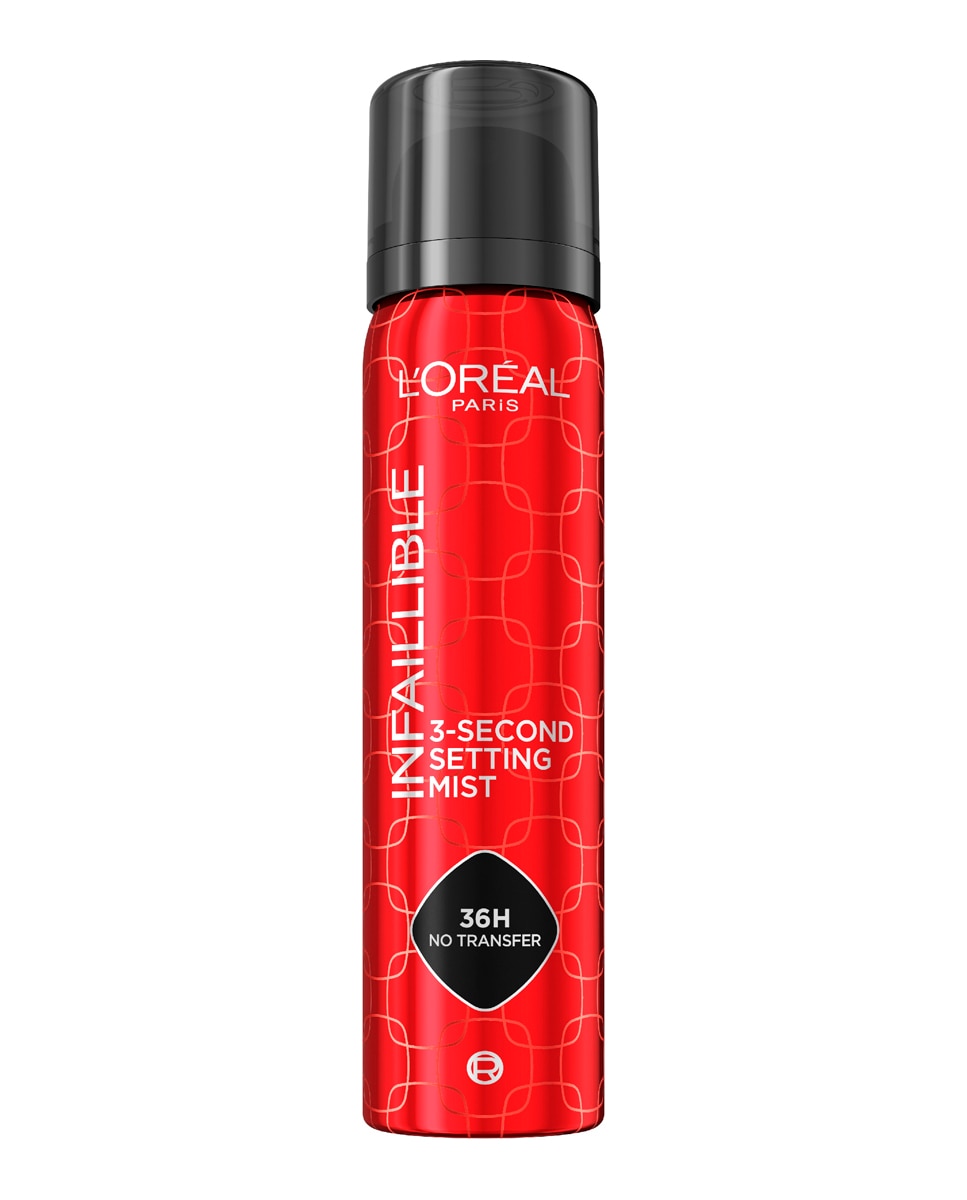 L'Oréal Paris - Spray fijador Infaillible 36h de duración Water-proof y Oil-proof L'Oréal Paris.
