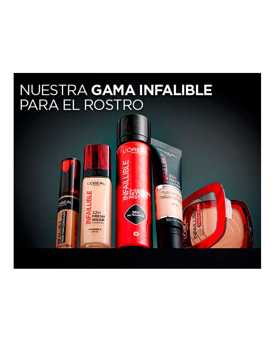 Spray fijador Infaillible 36h de duración Water-proof y Oil-proof L'Oréal Paris 9