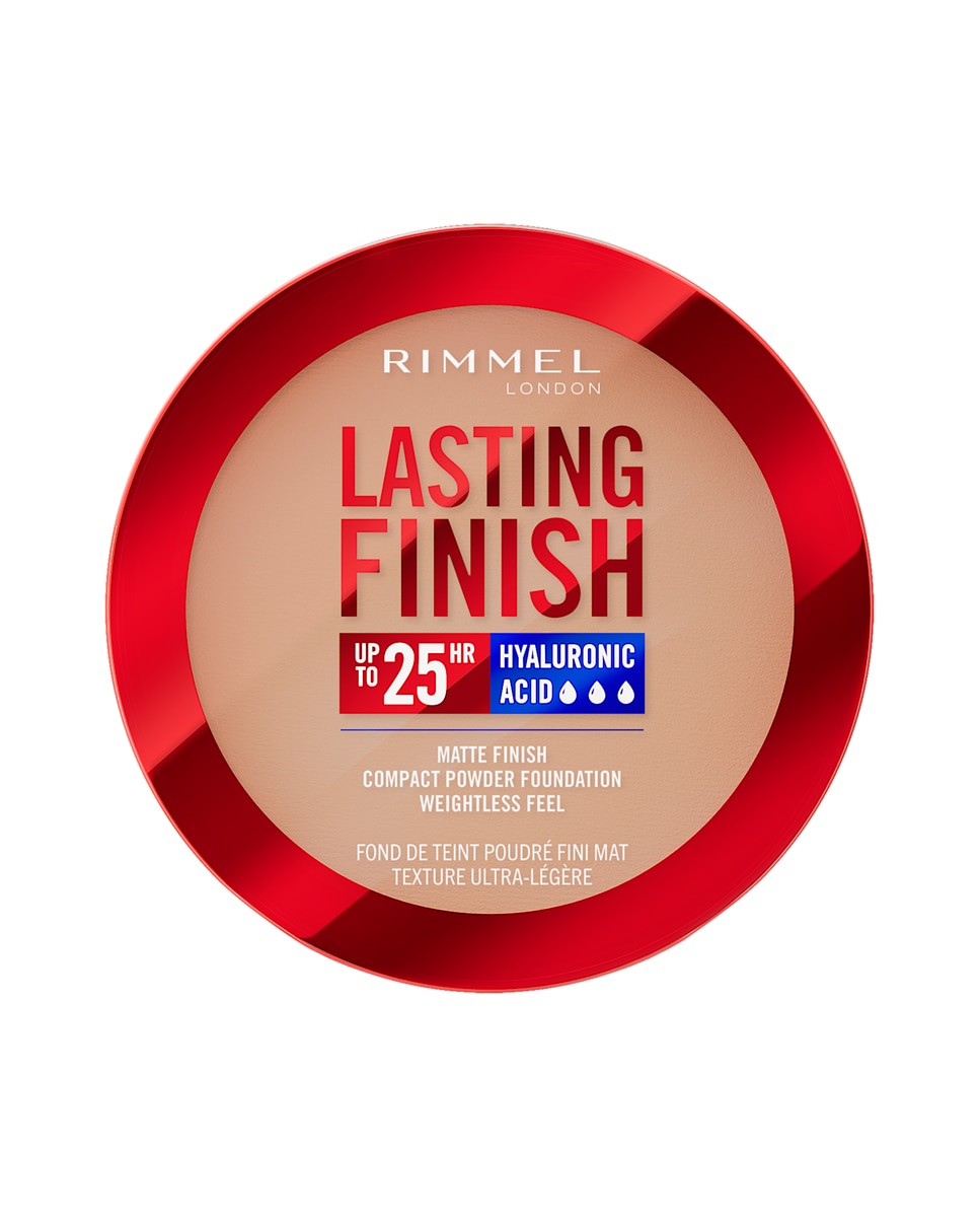 Base de maquillaje Lasting Finish polvos compactos Rimmel - 007 Golden Beige 7 gr 007 Golden Beige-1