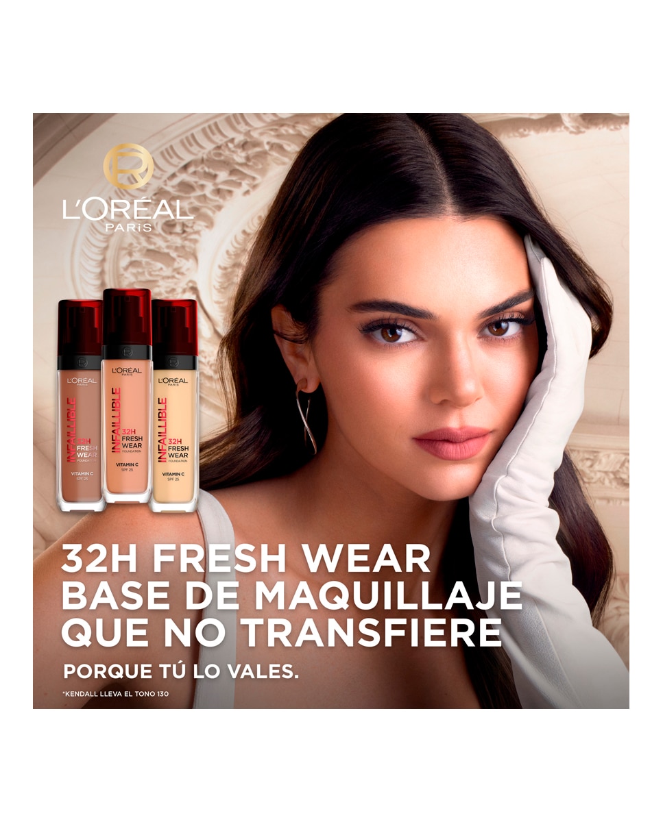 Base de Maquillaje Infaillible 32h Freshwear L'Oréal Paris - Tono 20 30 ml Tono 20-9