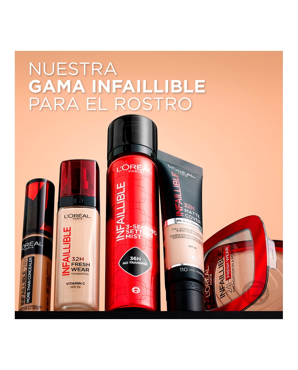 Base de Maquillaje Infaillible 32h Freshwear L'Oréal Paris - Tono 20 30 ml Tono 20-11