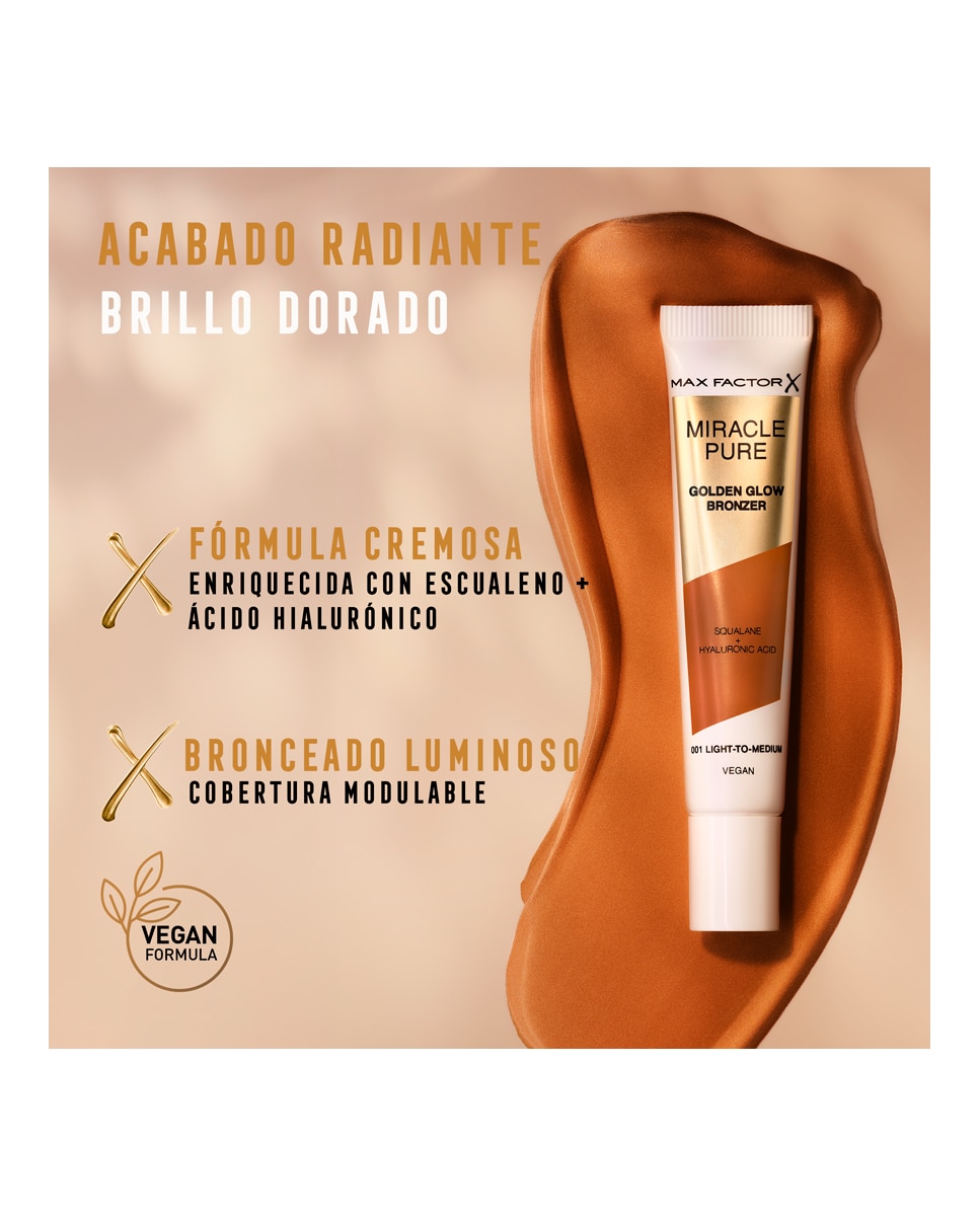 Polvos bronceadores Miracle Pure Bronceador Max Factor - 002 Medium to Deep 15 ml 002 Medium to Deep-4