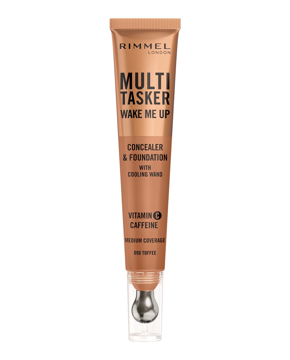 Base de Maquillaje Multitasker Wake Me Up Corrector y Base de Maquillaje 20 ml Rimmel - 090 Toffee 20 ml 090 Toffee-1