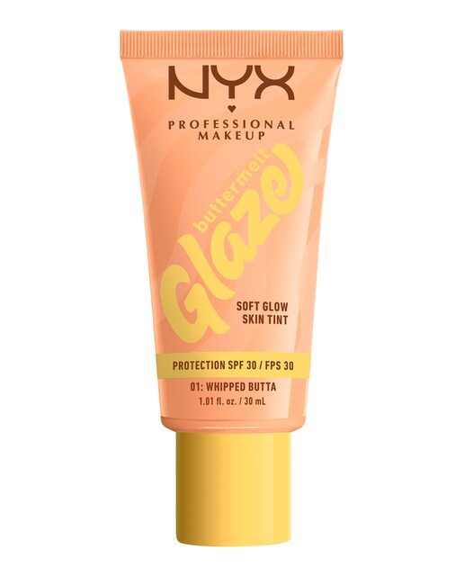 Base de Maquillaje Skin Tint Buttermelt Glaze Soft Glow + Protección SPF/FPS 40 30 ml de NYX Professional Makeup