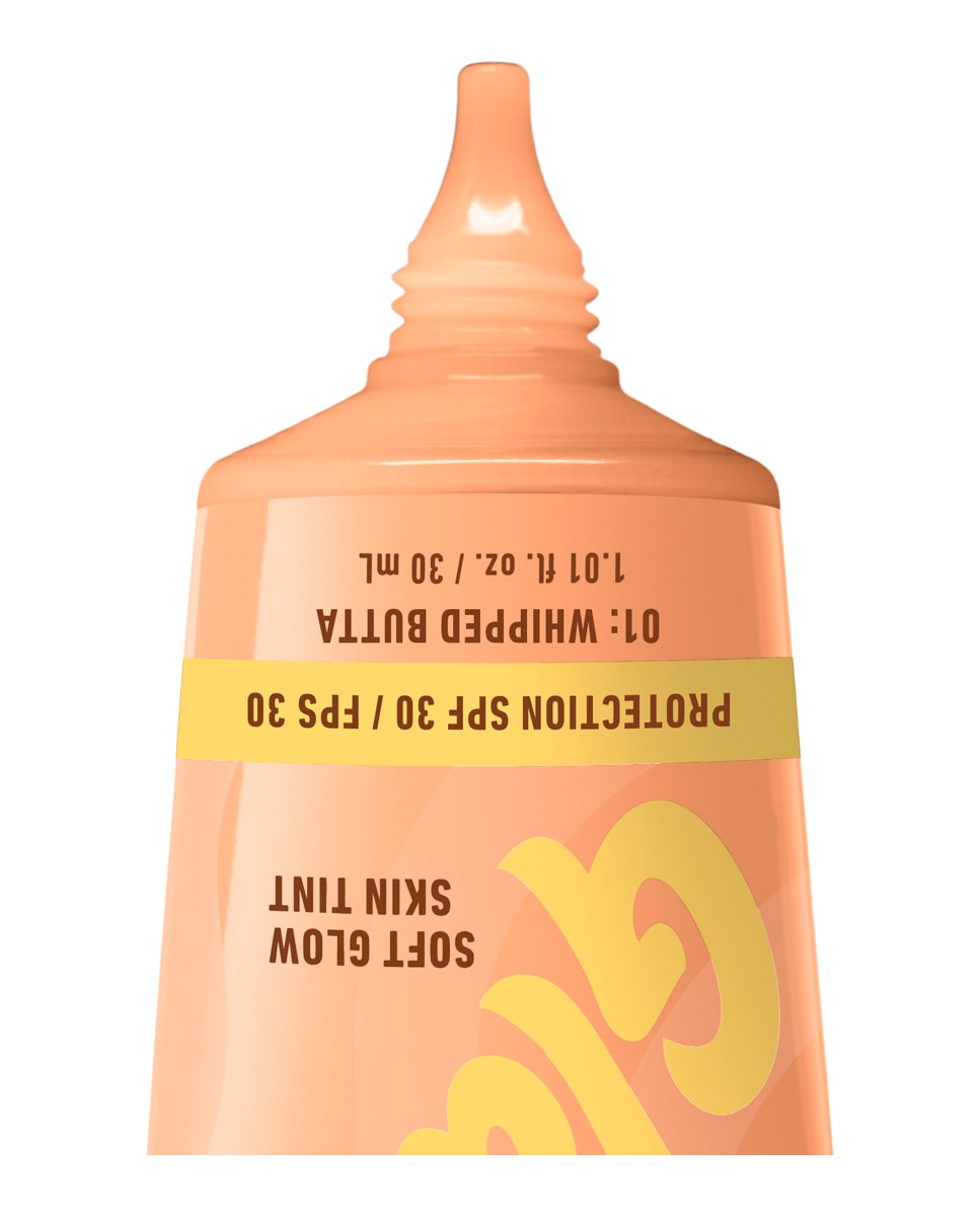 Imagen 6 de Base de Maquillaje Skin Tint Buttermelt Glaze Soft Glow + Protección SPF/FPS 40 30 ml de NYX Professional Makeup - Whipped Butta 30 ml Whipped Butta