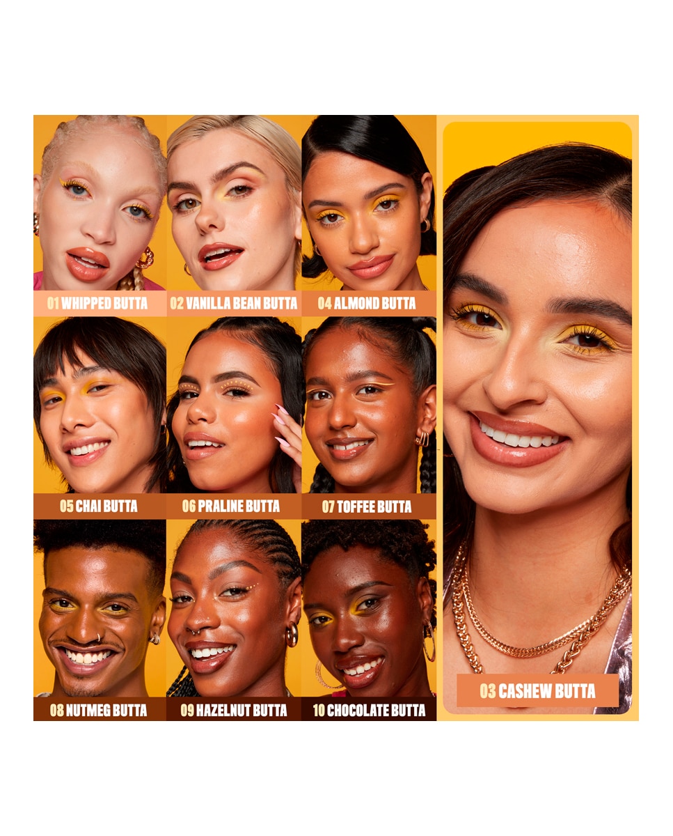 Imagen 11 de Base de Maquillaje Skin Tint Buttermelt Glaze Soft Glow + Protección SPF/FPS 40 30 ml de NYX Professional Makeup - Cashew Butta 30 ml Cashew Butta