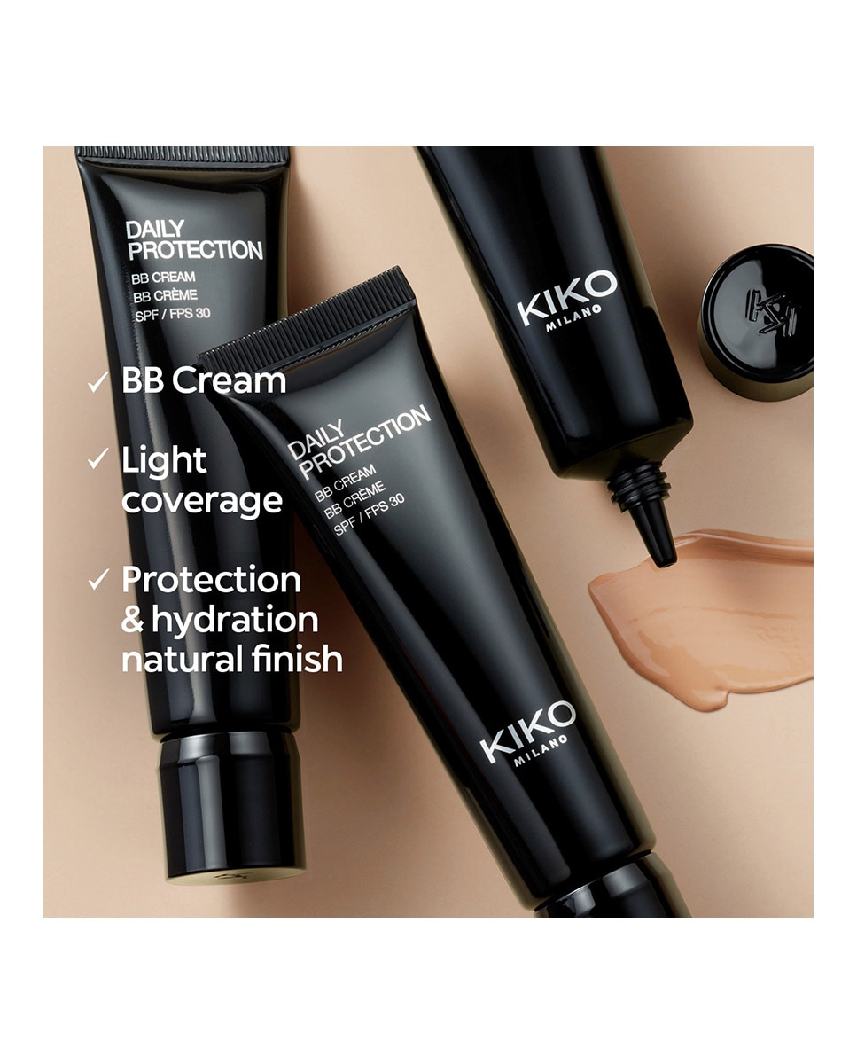 Imagen 4 de Crema Con Color Daily Protection Bb Cream Spf 30 Kiko Milano - 06 Hazelnut 06 Hazelnut