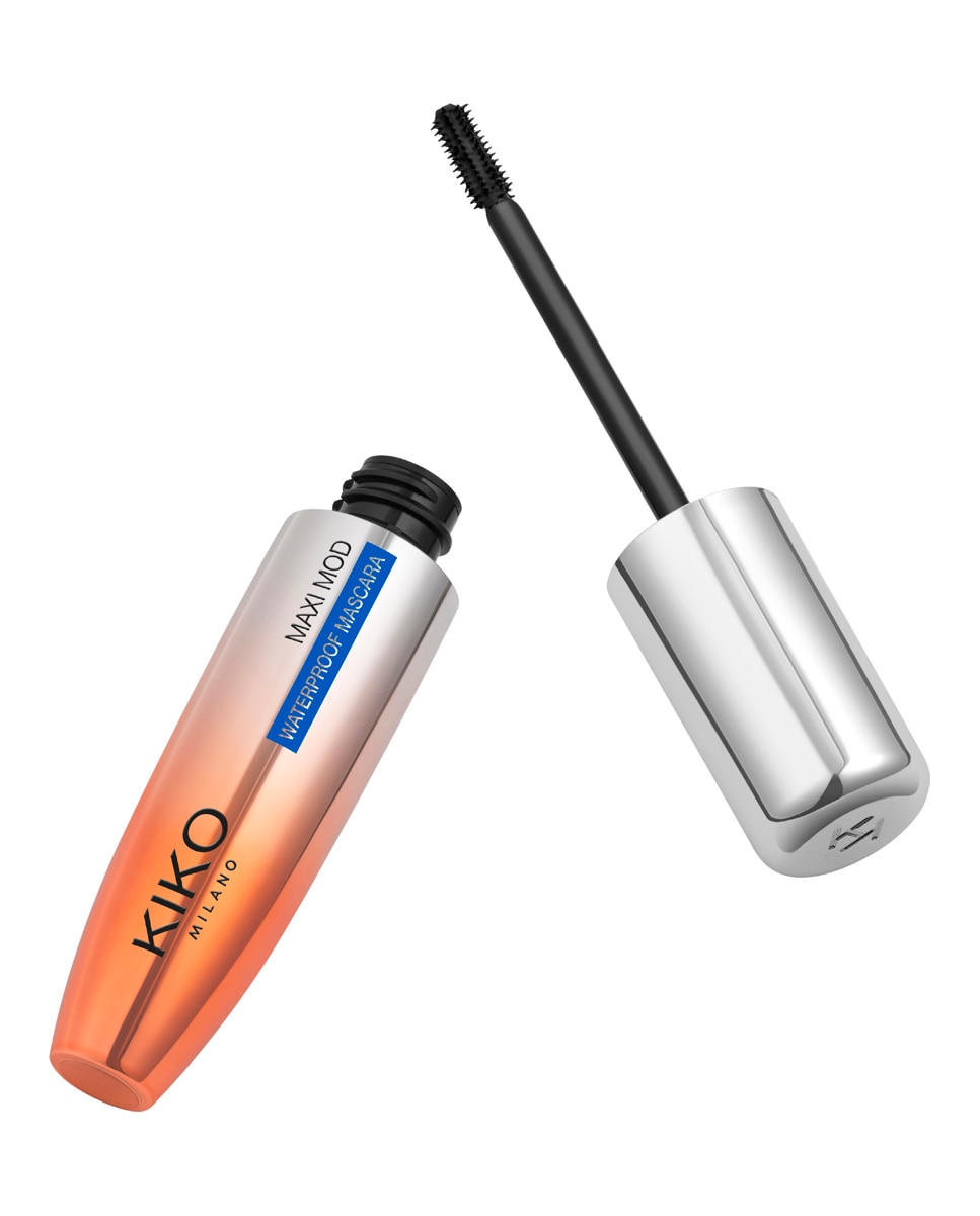 Máscara De Pestañas +300 % Efecto Volumen Resistente Al Agua New Maxi Mod Waterproof Mascara Kiko Milano 3