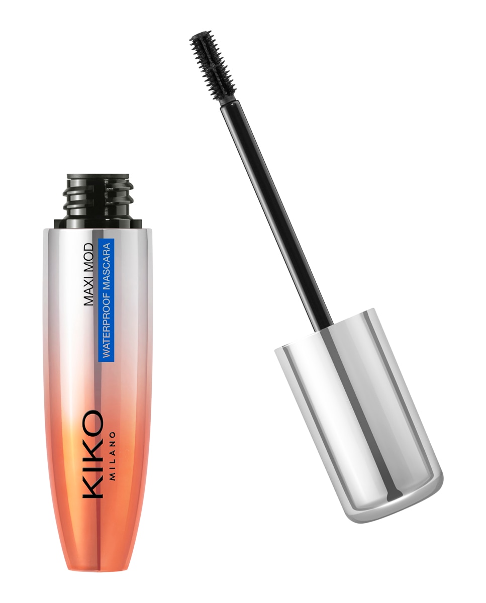 Máscara De Pestañas +300 % Efecto Volumen Resistente Al Agua New Maxi Mod Waterproof Mascara Kiko Milano 4