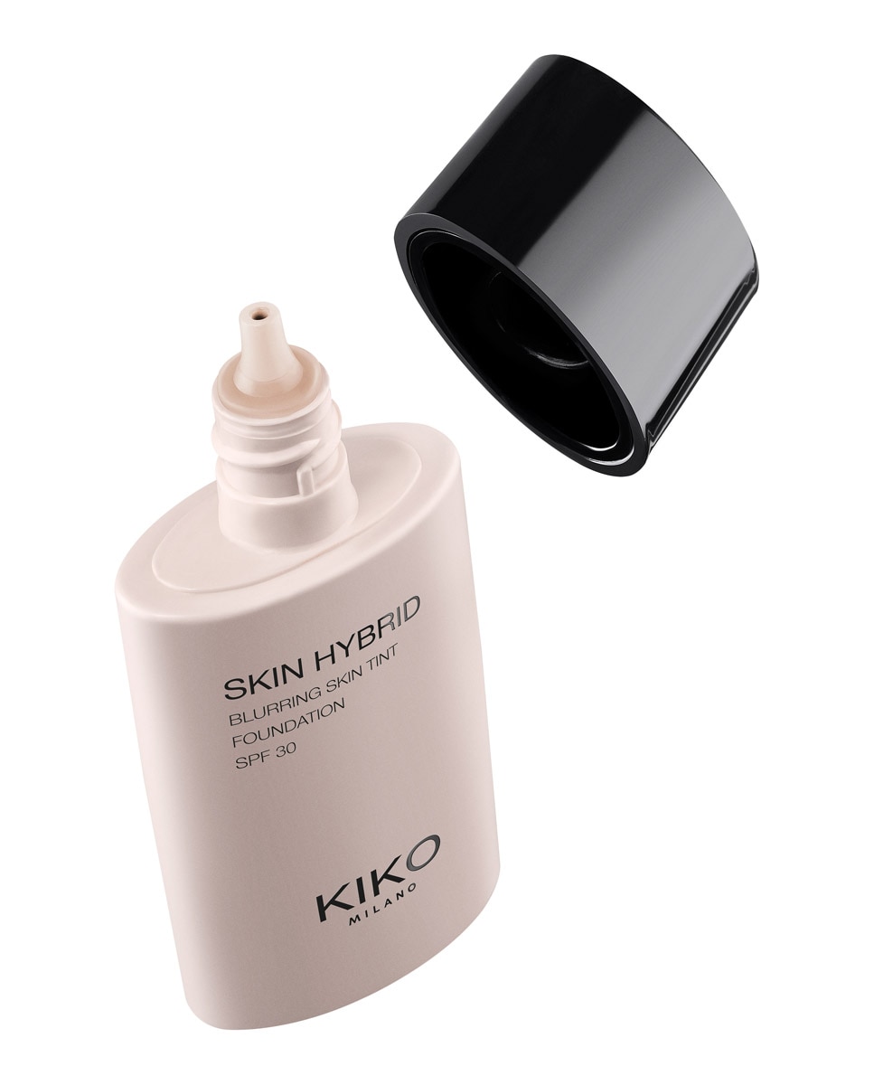 Fluido Facial Perfeccionador 24 H De Duración Efecto Difuminador Spf 30 Skin Hybrid Blurring Skin Tint Foundation Kiko Milano - 01 Porcelain 01 Porcelain-3