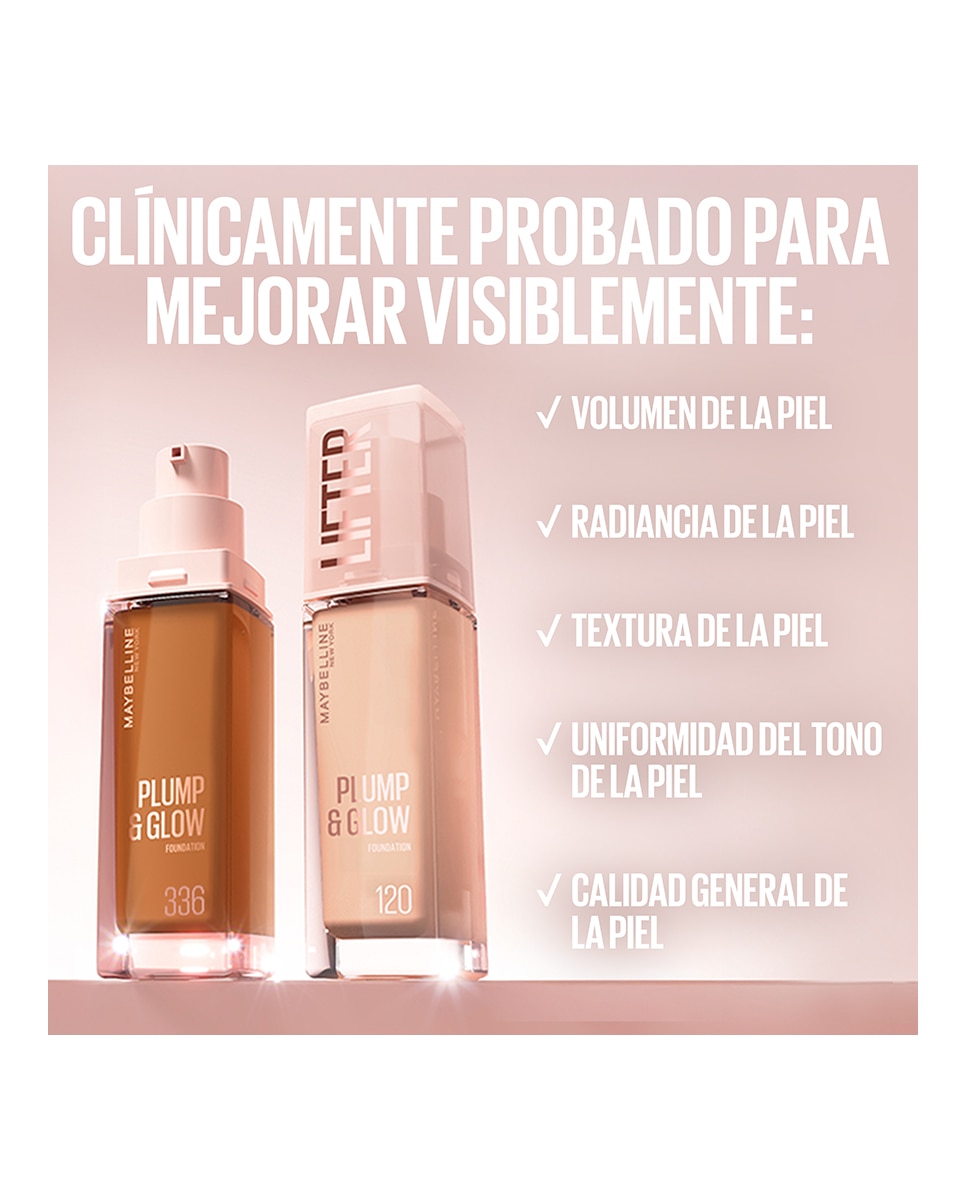 Base De Maquillaje Lifter Lifter Plump & Glow Maybelline New York - 110 110-8