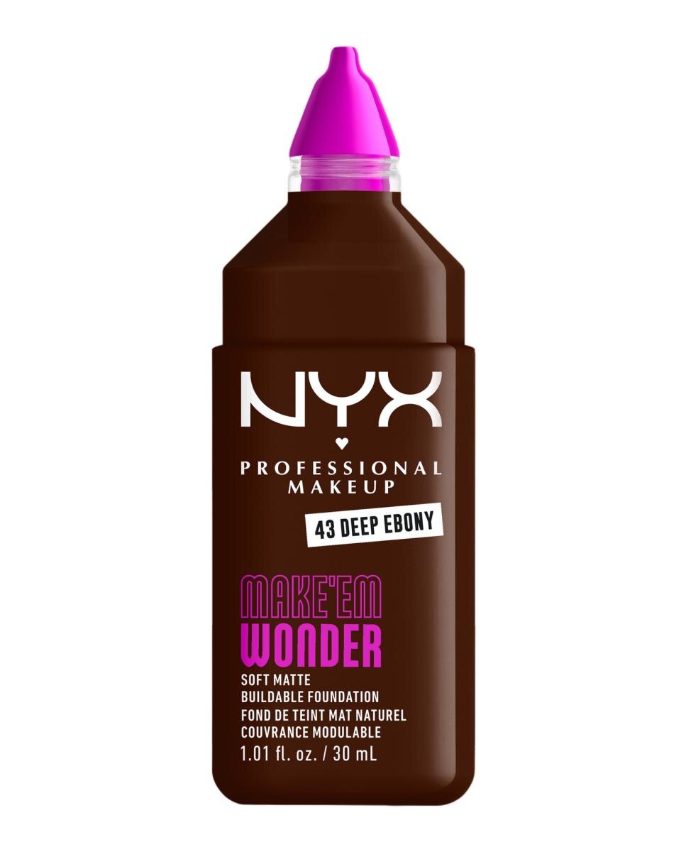 Base De Maquillaje Make 'Em Wonder Nyx Professional Makeup - DEEP EBONY DEEP EBONY-2