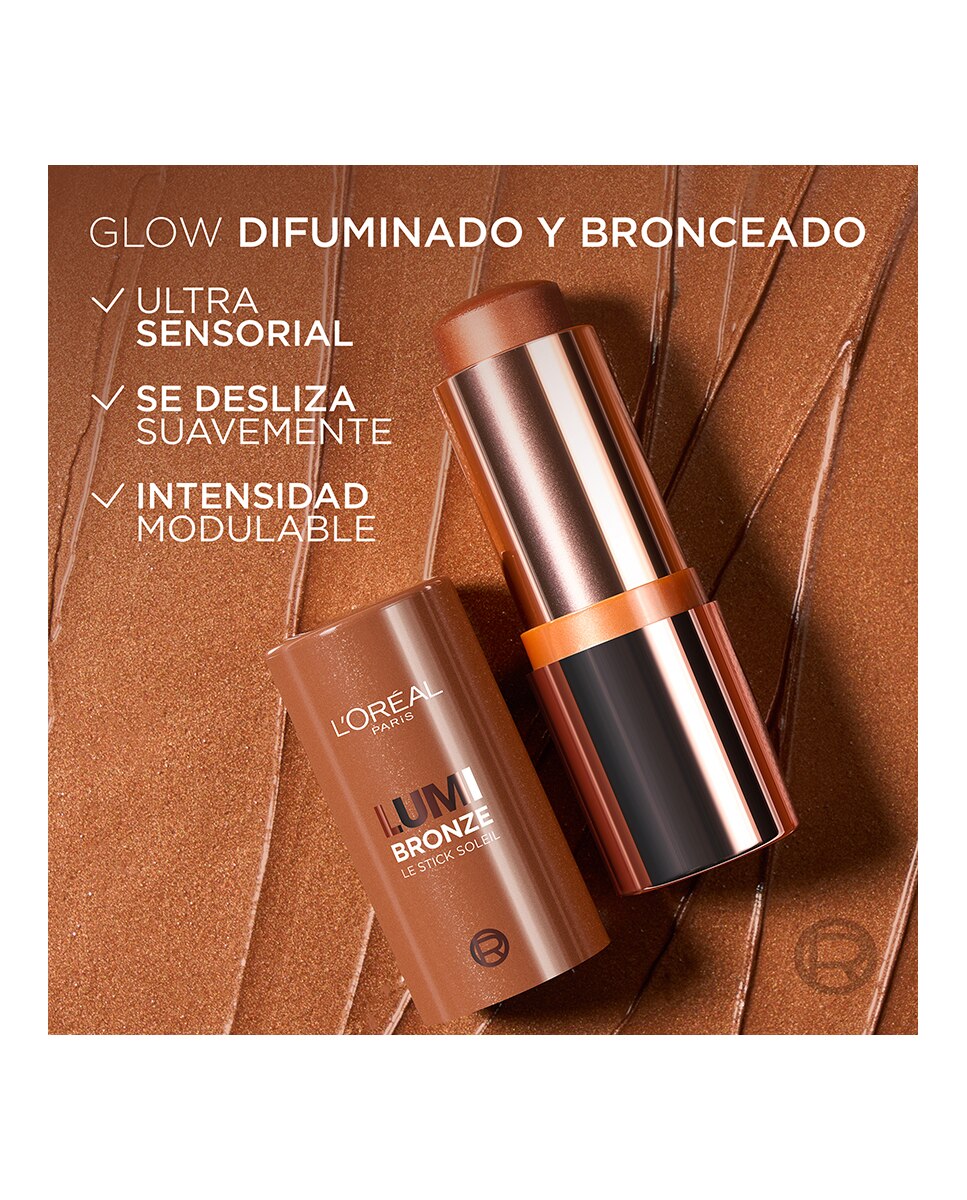 Autobronceadores Rostro Lumi Le Bronze Le Stick Soleil L'Oréal Paris - 100 Sunkissed Rose 100 Sunkissed Rose-4