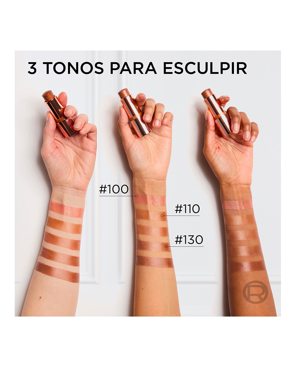 Autobronceadores Rostro Lumi Le Bronze Le Stick Soleil L'Oréal Paris - 100 Sunkissed Rose 100 Sunkissed Rose-5