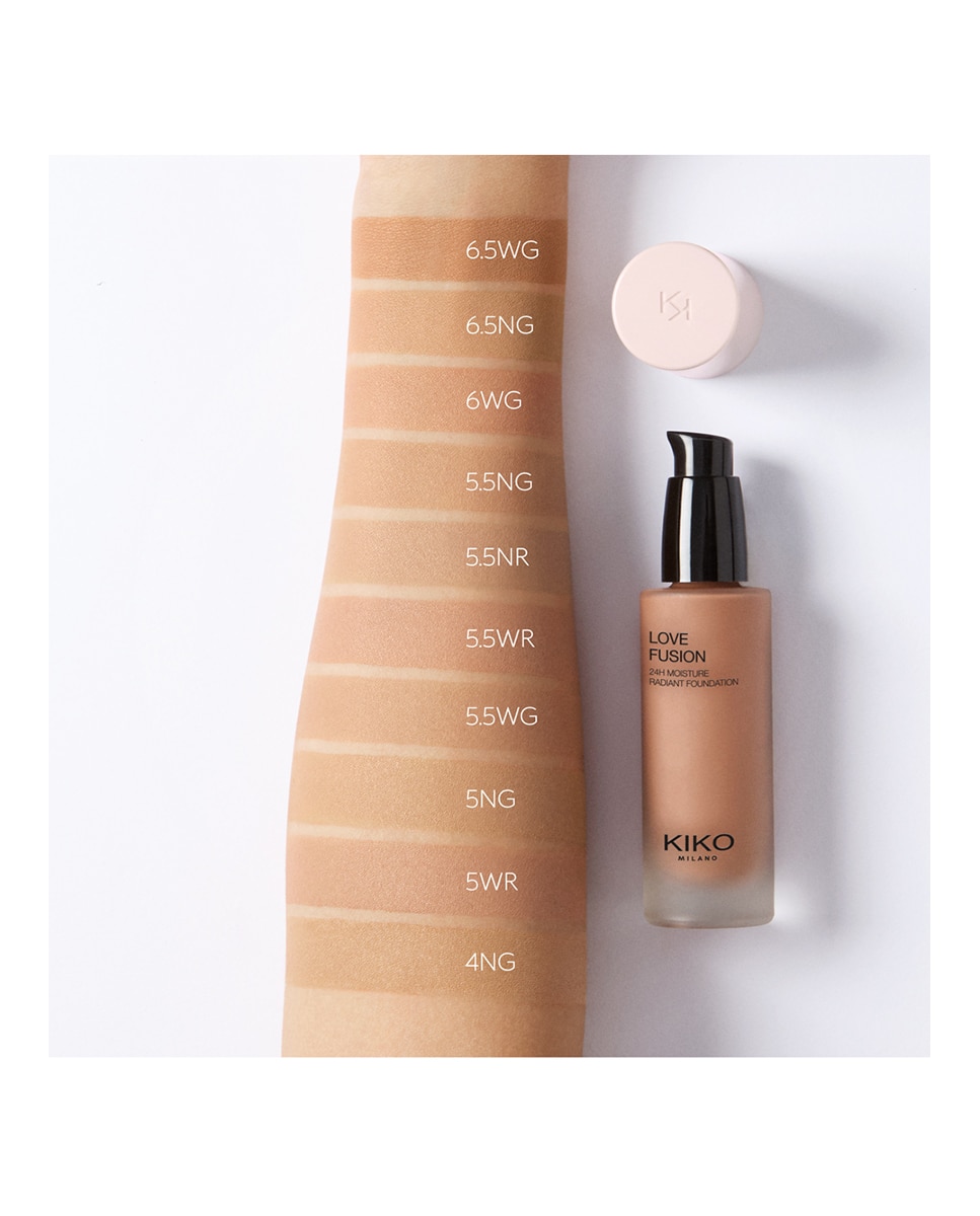 Base de maquillaje Love Fusion 24H Kiko Milano - 5.5NR Neutral Rose 5.5NR Neutral Rose-5