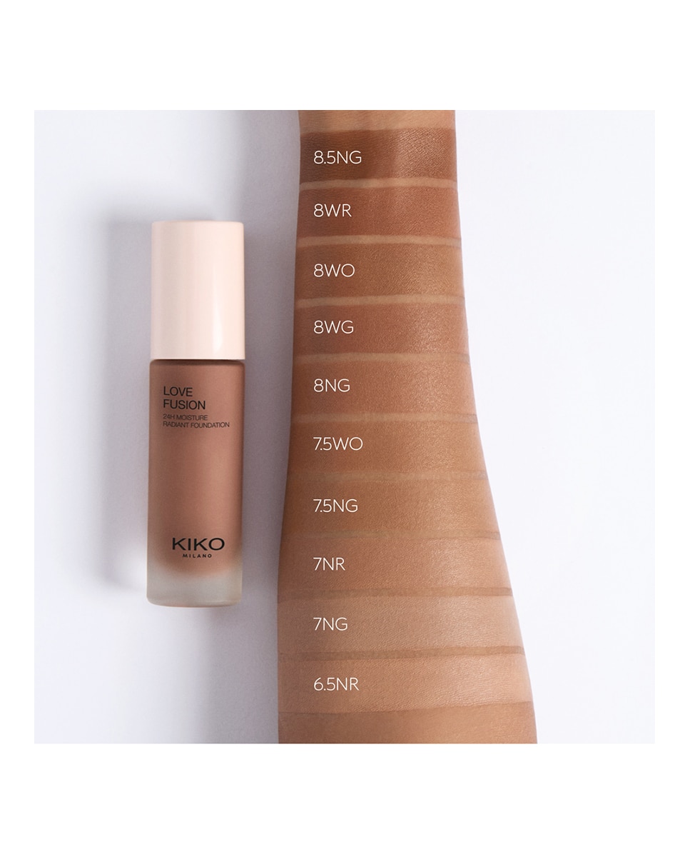 Base de maquillaje Love Fusion 24H Kiko Milano - 6.5NR Neutral Rose 6.5NR Neutral Rose-5