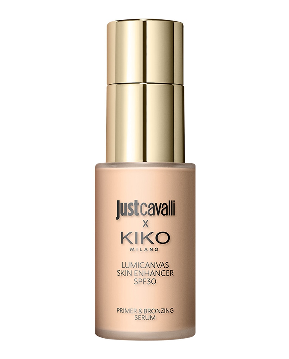 Sérum facial iluminador y bronceador líquido SPF 30 Just Cavalli X Kiko Milano Lumicanvas Skin Enhancer Spf30 - 02 Morning Glow 02 Morning Glow-1