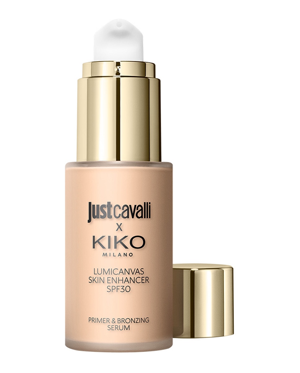 Sérum facial iluminador y bronceador líquido SPF 30 Just Cavalli X Kiko Milano Lumicanvas Skin Enhancer Spf30 - 02 Morning Glow 02 Morning Glow-5