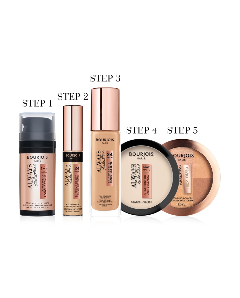 Polvos compactos matificantes Always Fabulous Powder Bourjois - 050 050-5