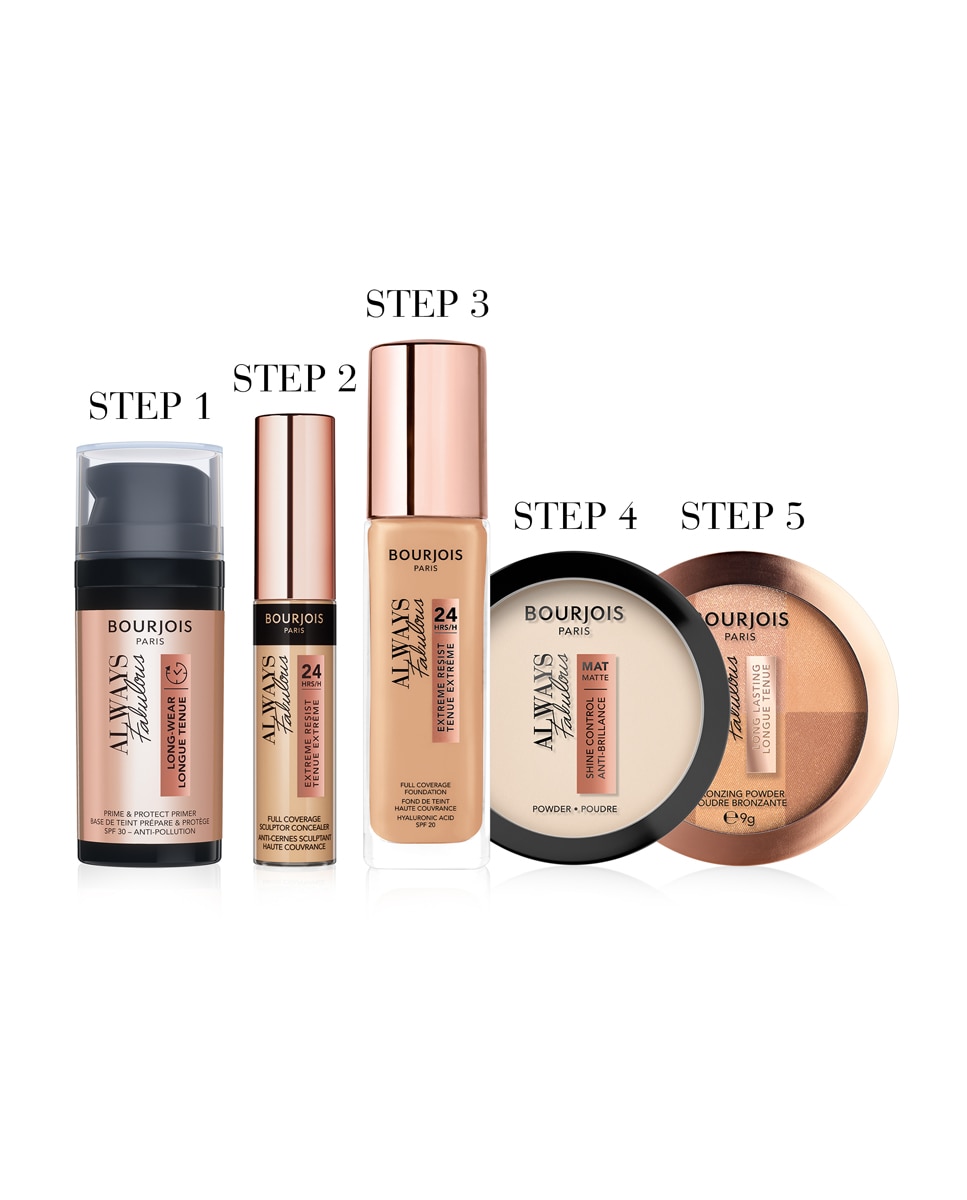 Polvos compactos matificantes Always Fabulous Powder Bourjois - 410 410-5