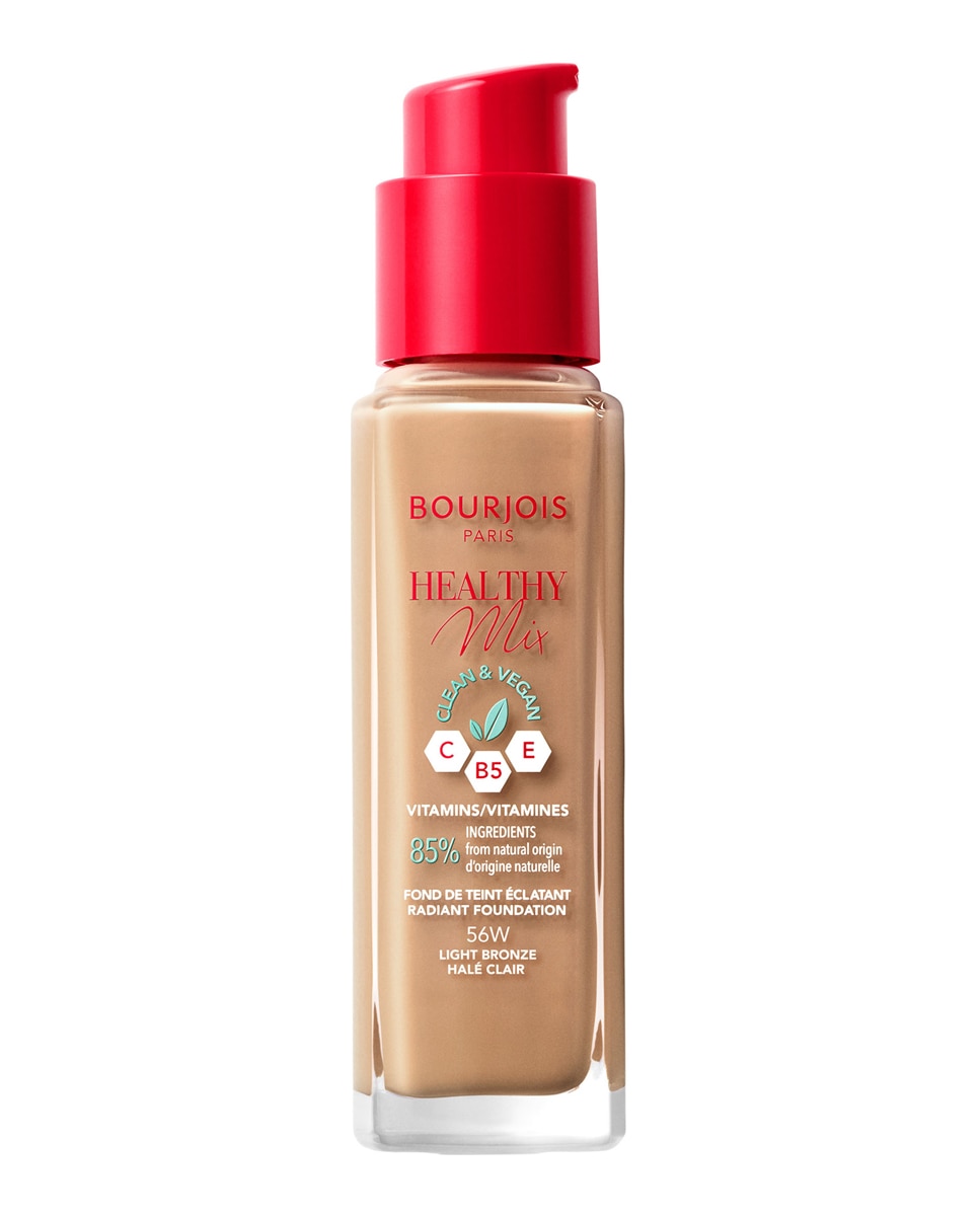Base de maquillaje Healthy Mix Clean & Vegan Bourjois - 056 - Light Bronze 30 ml 056 - Light Bronze-2