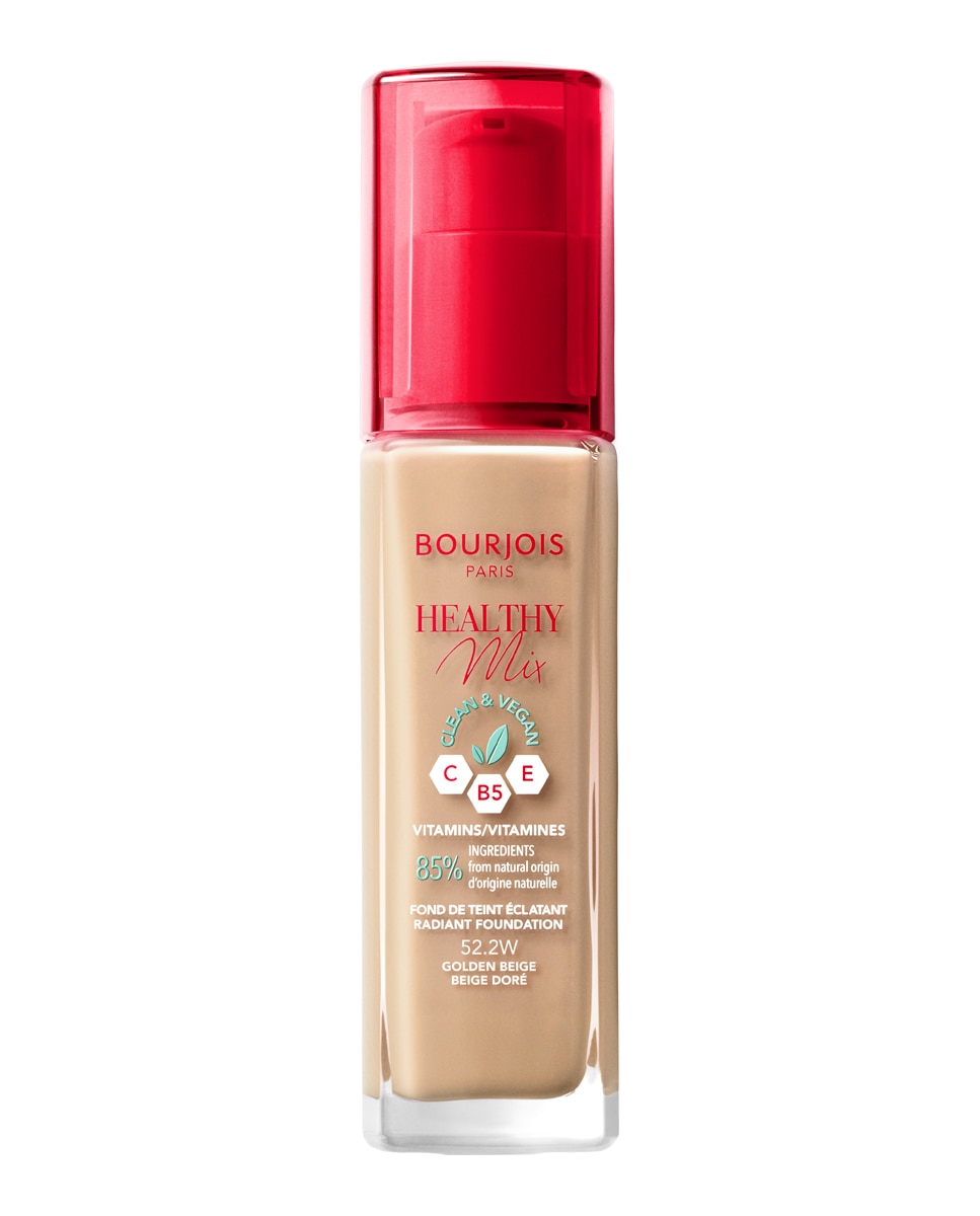 Base de maquillaje Healthy Mix Clean & Vegan Bourjois - 52,2 - Golden Beige 30 ml 52,2 - Golden Beige-1