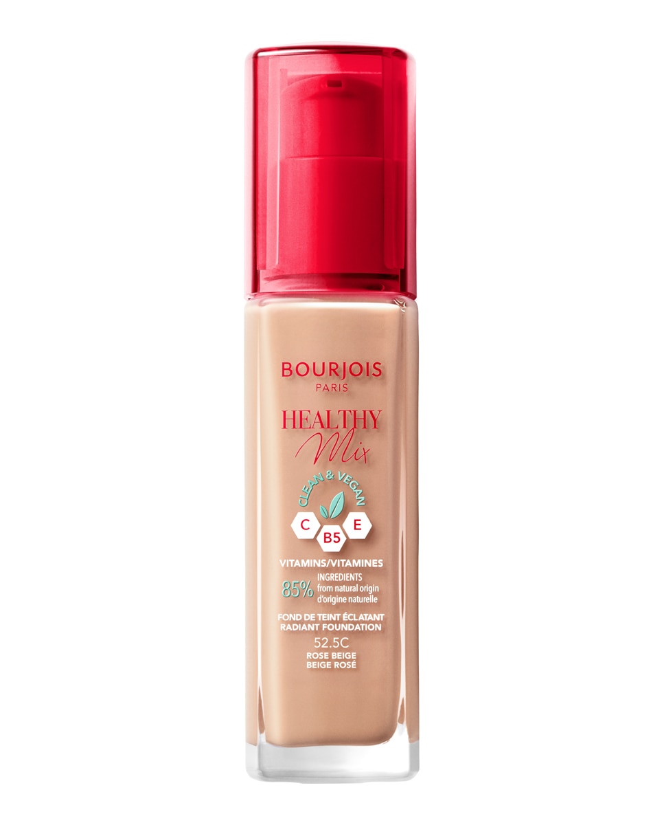 Base de maquillaje Healthy Mix Clean & Vegan Bourjois - 52,5 - Rose Beige 30 ml 52,5 - Rose Beige-1