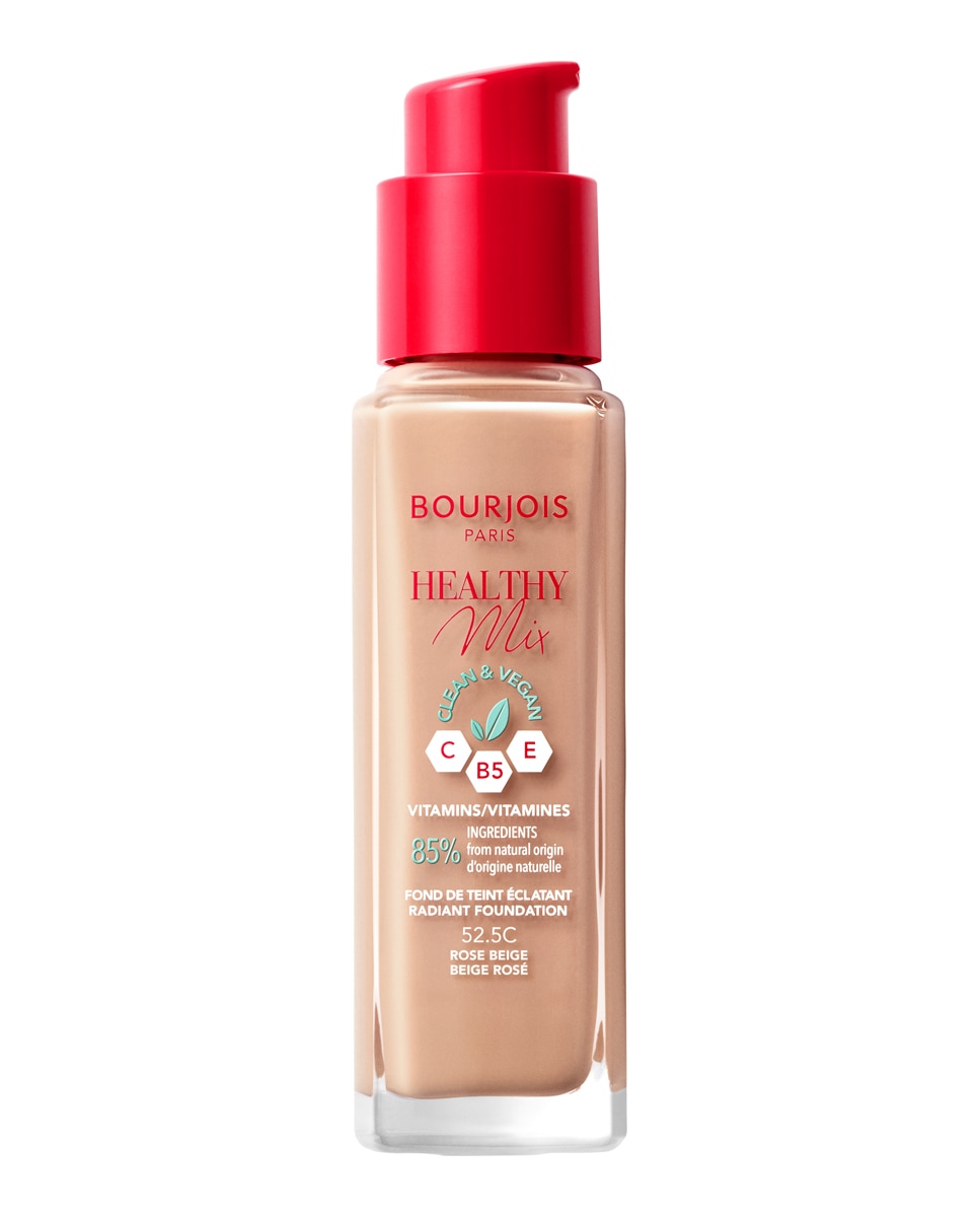Base de maquillaje Healthy Mix Clean & Vegan Bourjois - 52,5 - Rose Beige 30 ml 52,5 - Rose Beige-2