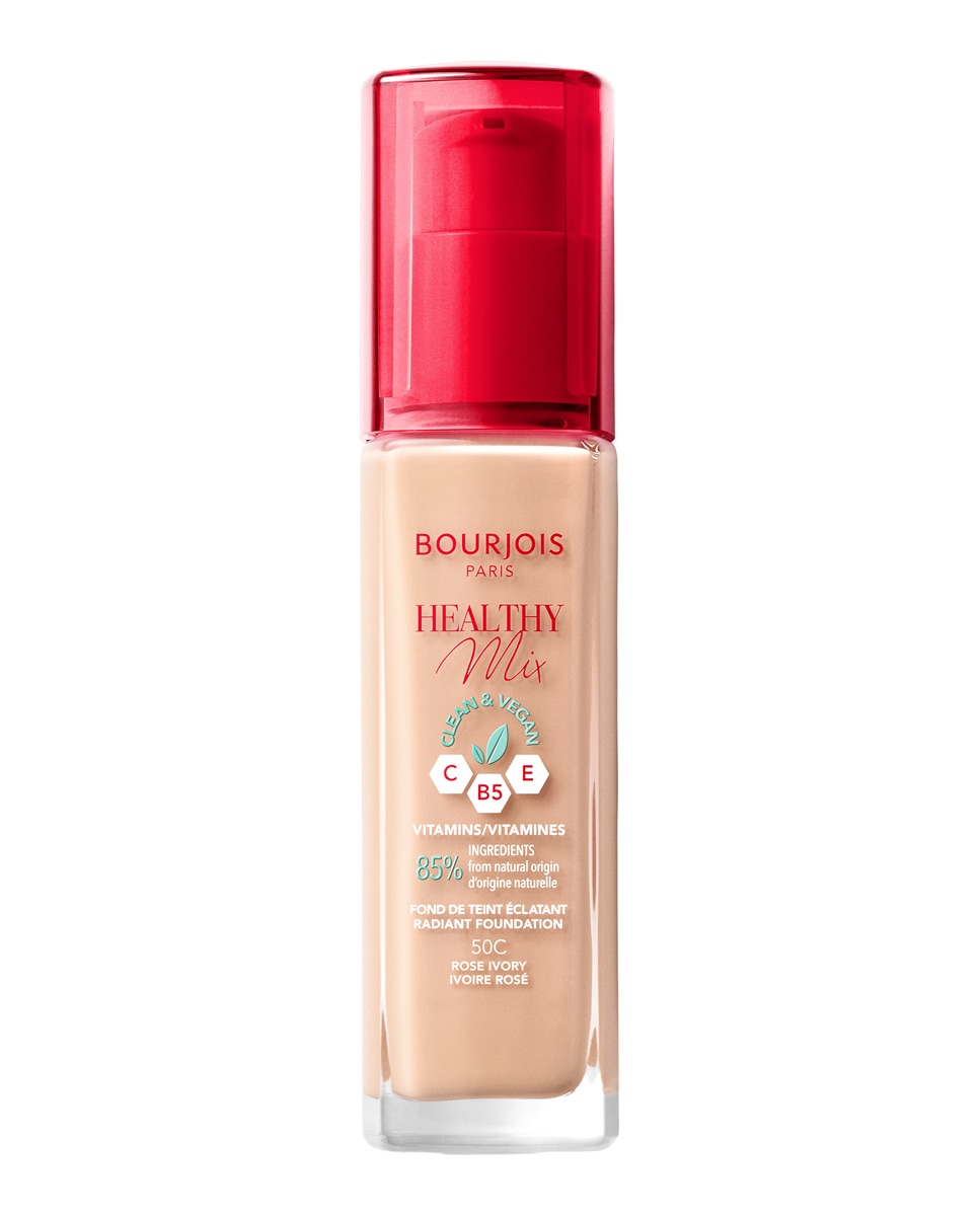 Base de maquillaje Healthy Mix Clean & Vegan Bourjois - 050 - Rose Ivory 30 ml 050 - Rose Ivory-1