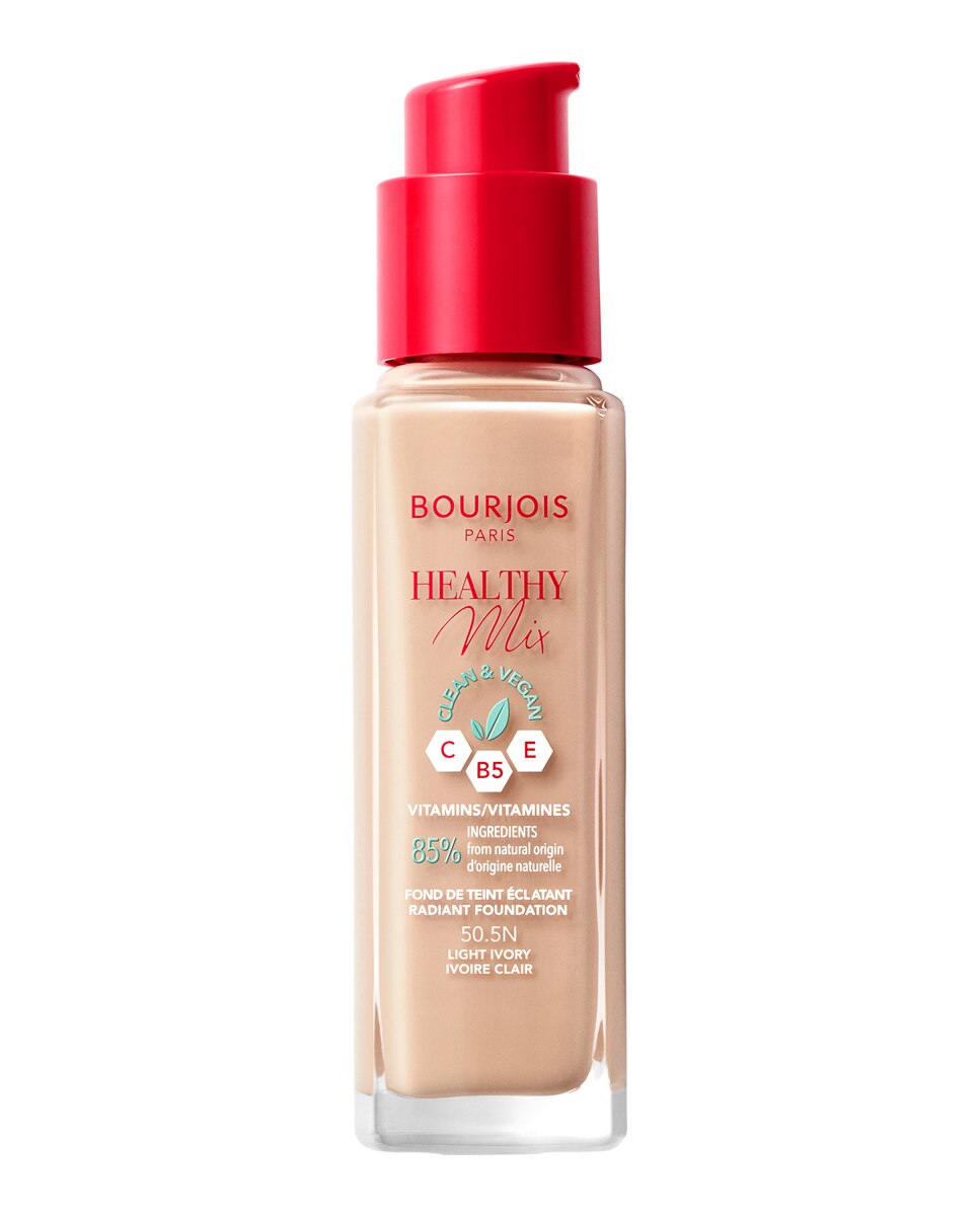 Base de maquillaje Healthy Mix Clean & Vegan Bourjois - 505 - Light Ivory 30 ml 505 - Light Ivory-2
