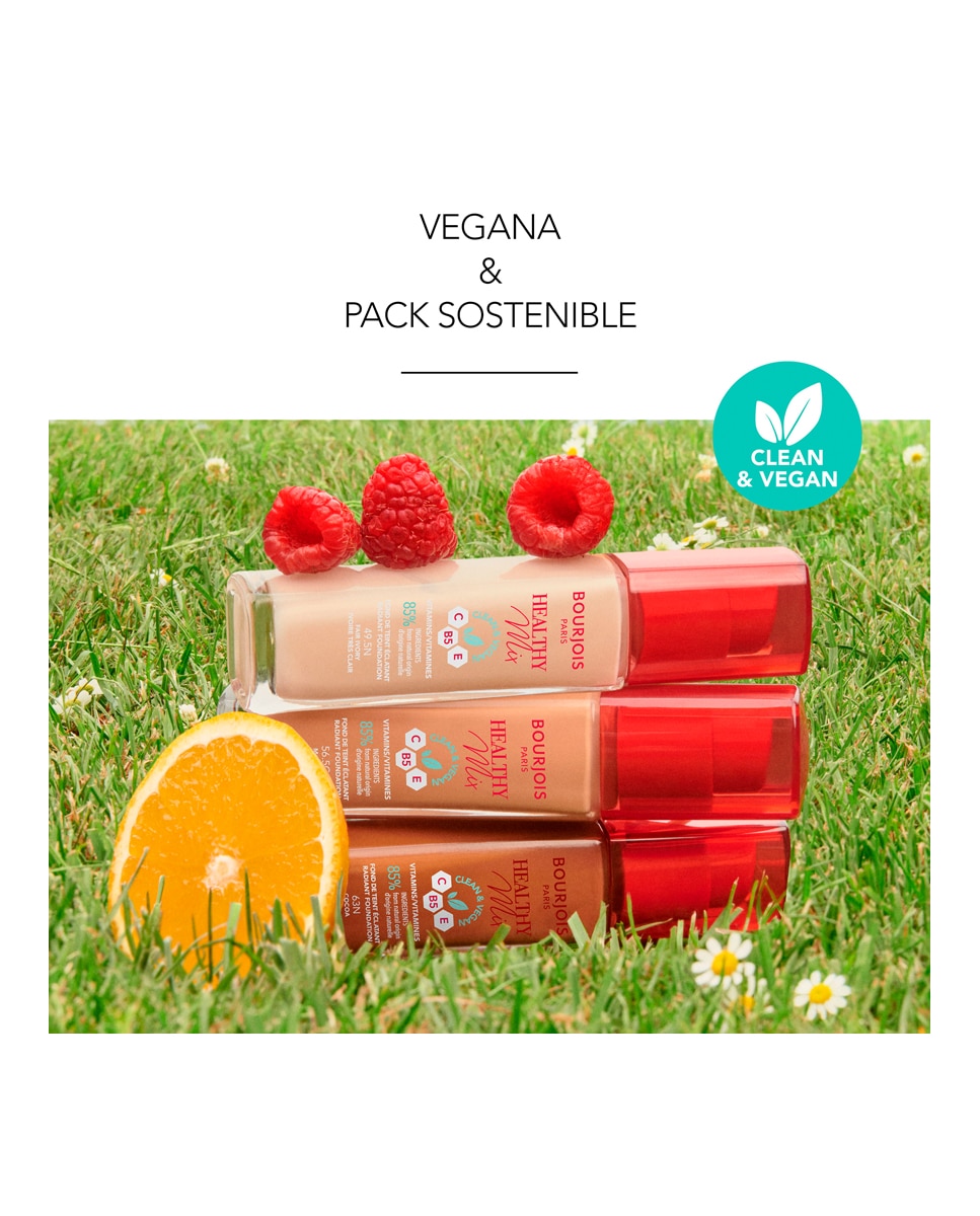 Base de maquillaje Healthy Mix Clean & Vegan Bourjois - 505 - Light Ivory 30 ml 505 - Light Ivory-5