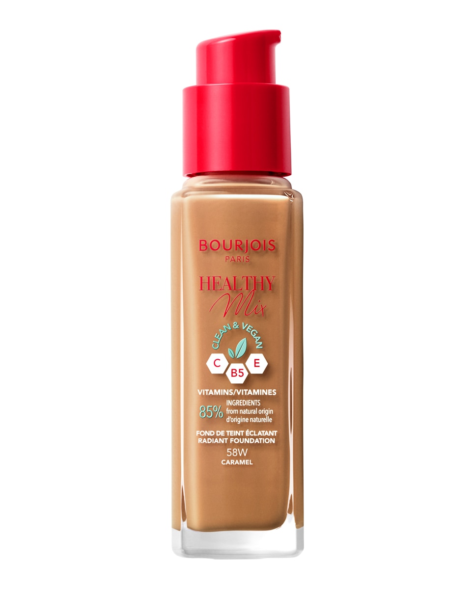 Base de maquillaje Healthy Mix Clean & Vegan Bourjois - 058 - Caramel 30 ml 058 - Caramel-2