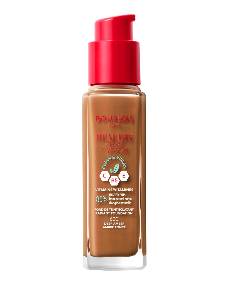 Base de maquillaje Healthy Mix Clean & Vegan Bourjois 060 - Dark Amber-2